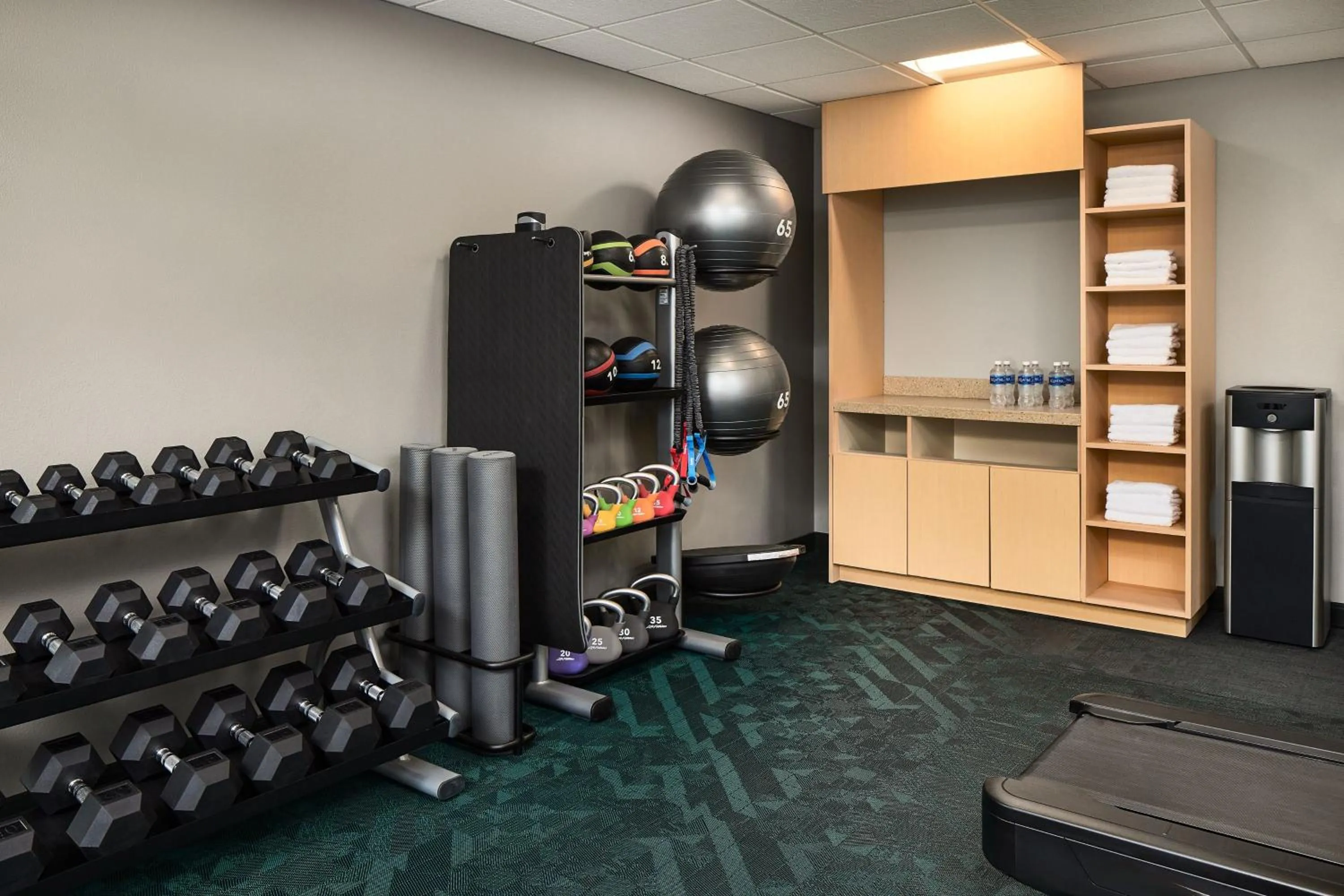 Fitness centre/facilities in TownePlace Suites by Marriott Colorado Springs South
