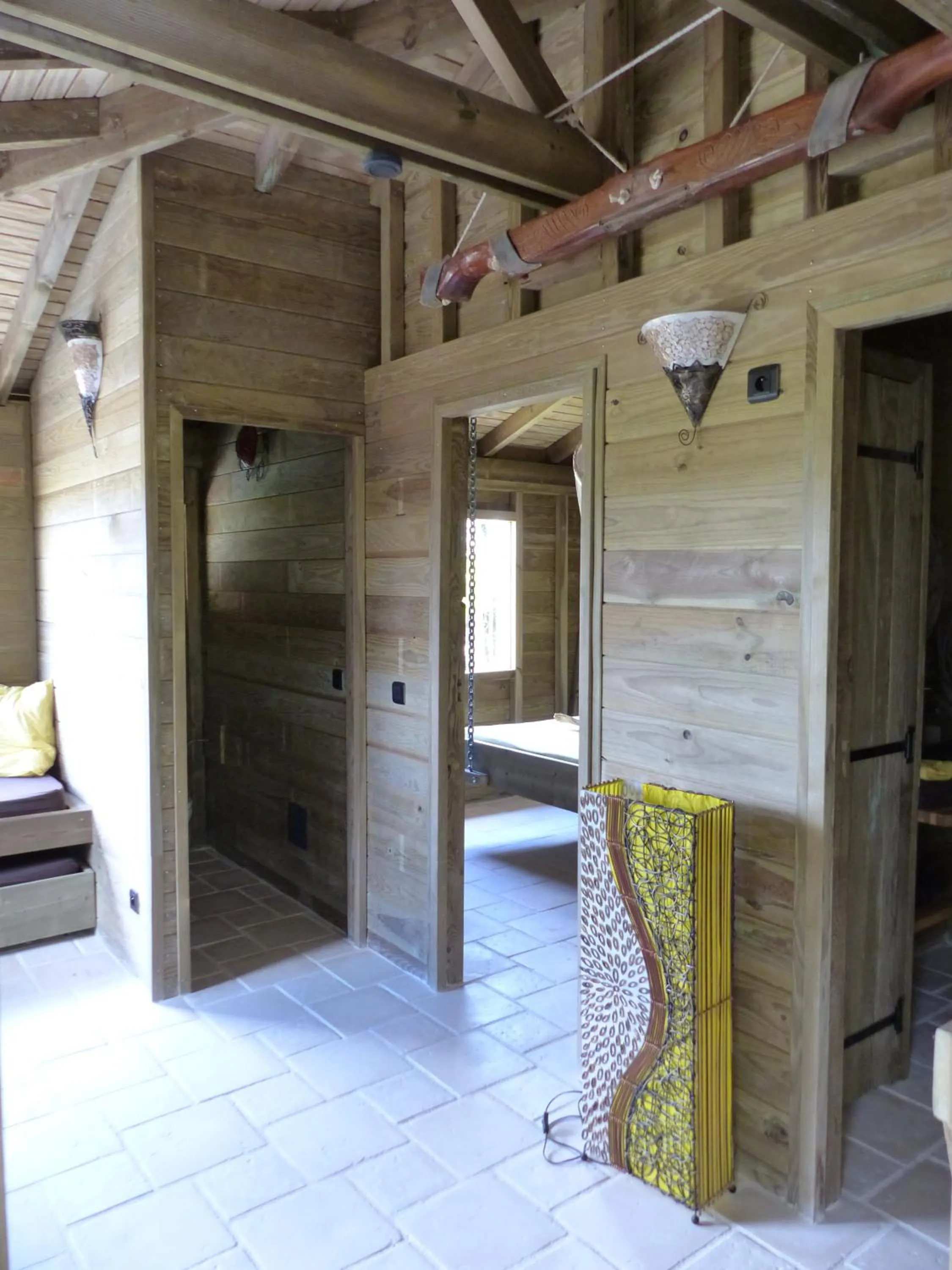 Living room in Iguana Ecolodge
