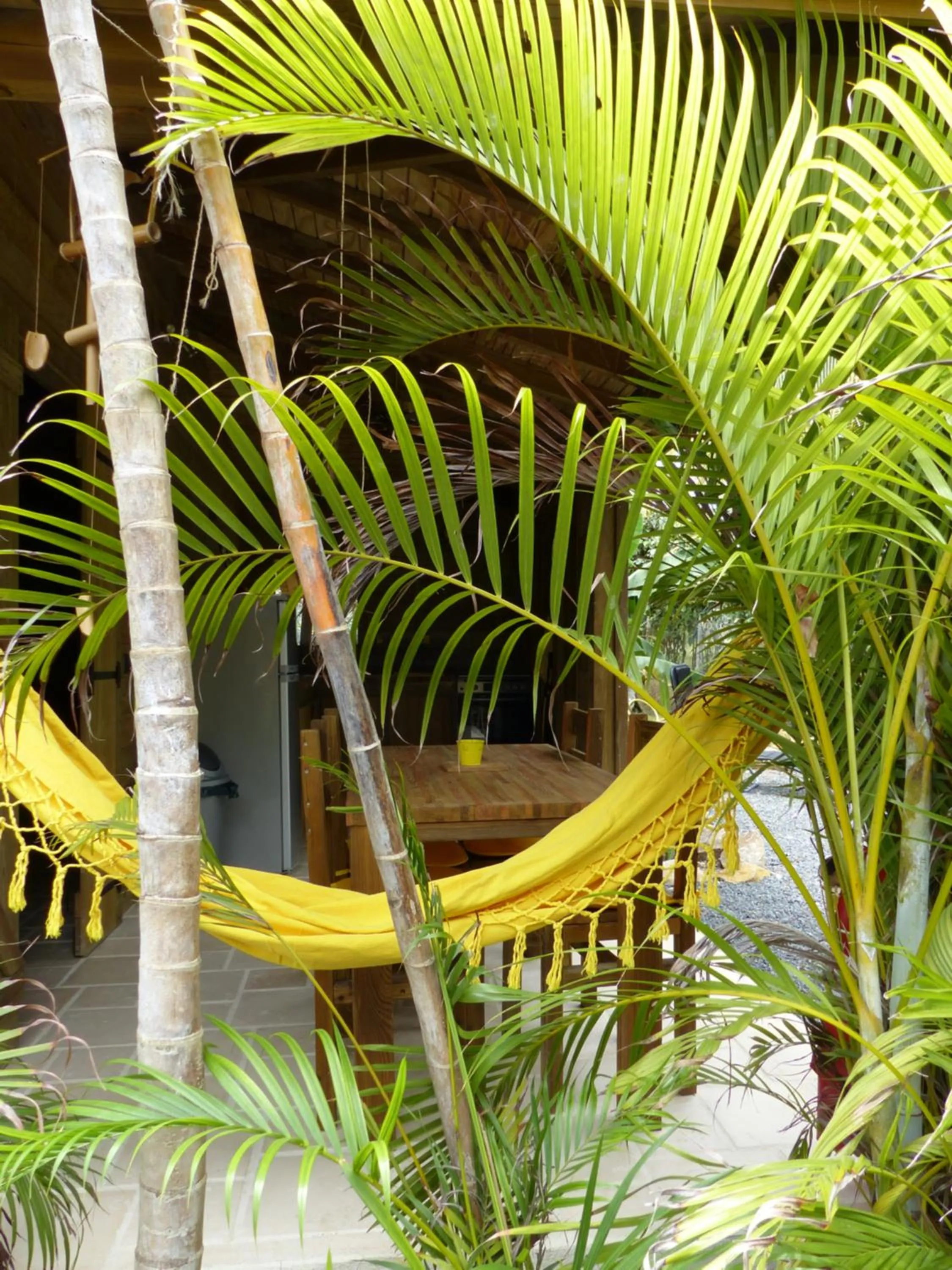 Dining area in Iguana Ecolodge