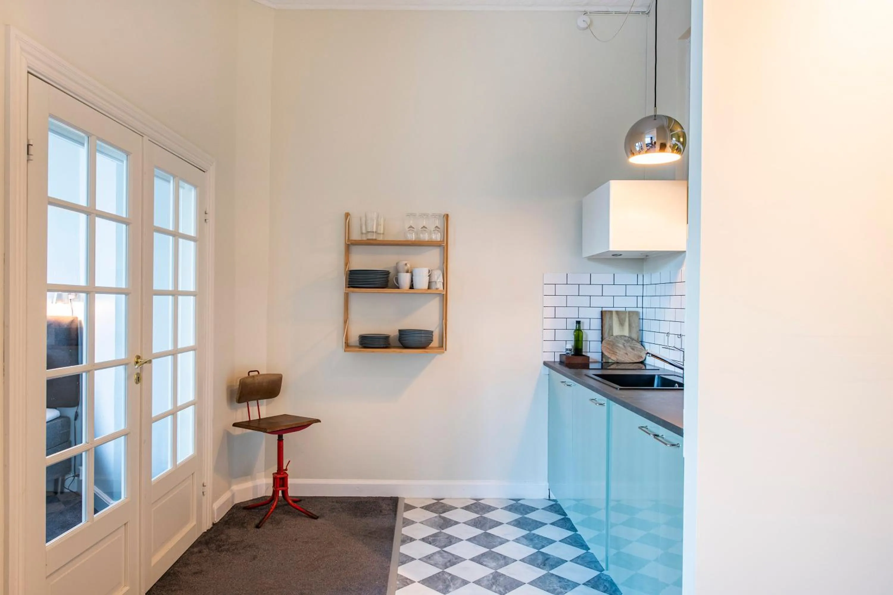 kitchen in The Citadel Apartments by Daniel&Jacob's