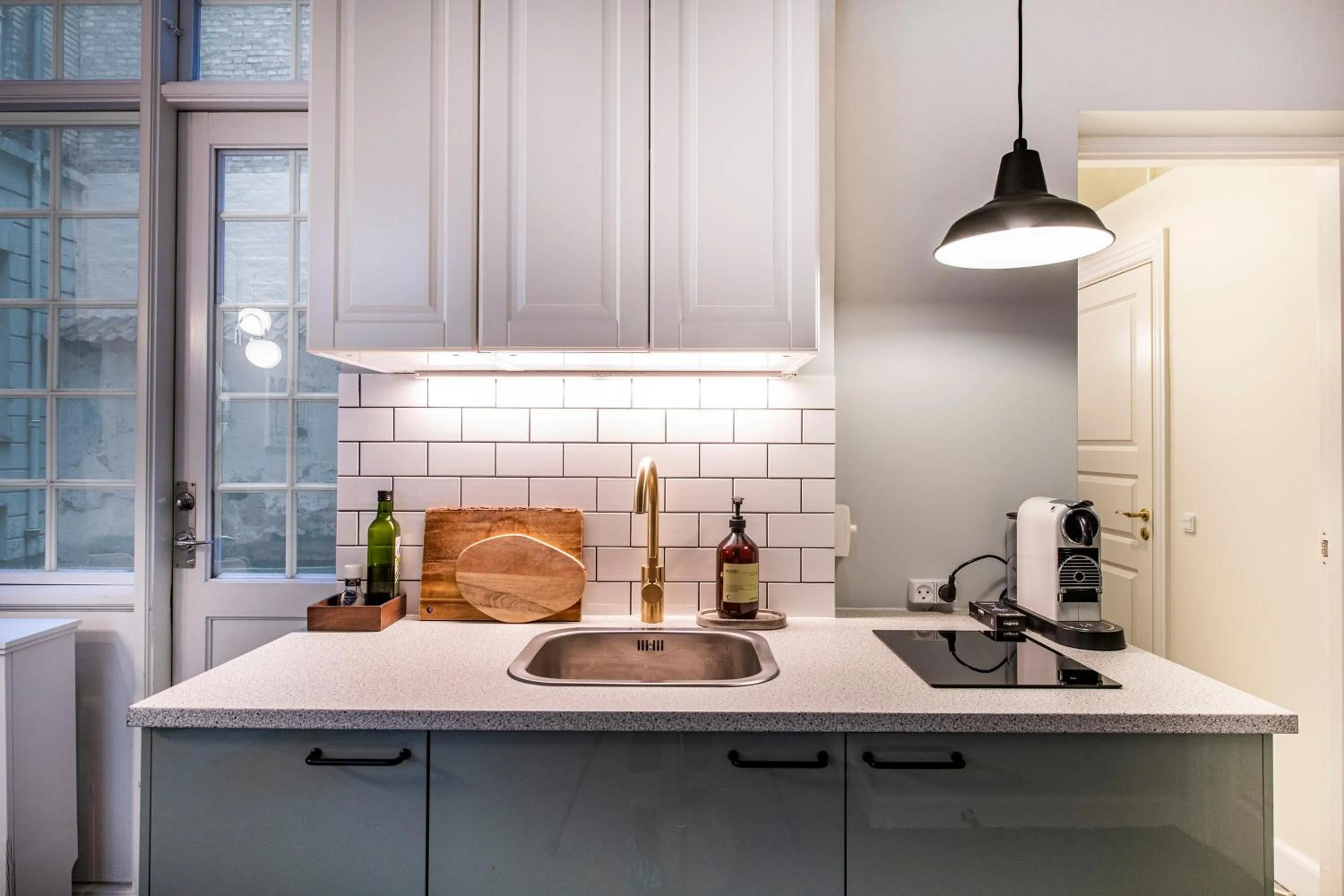 kitchen in The Citadel Apartments by Daniel&Jacob's
