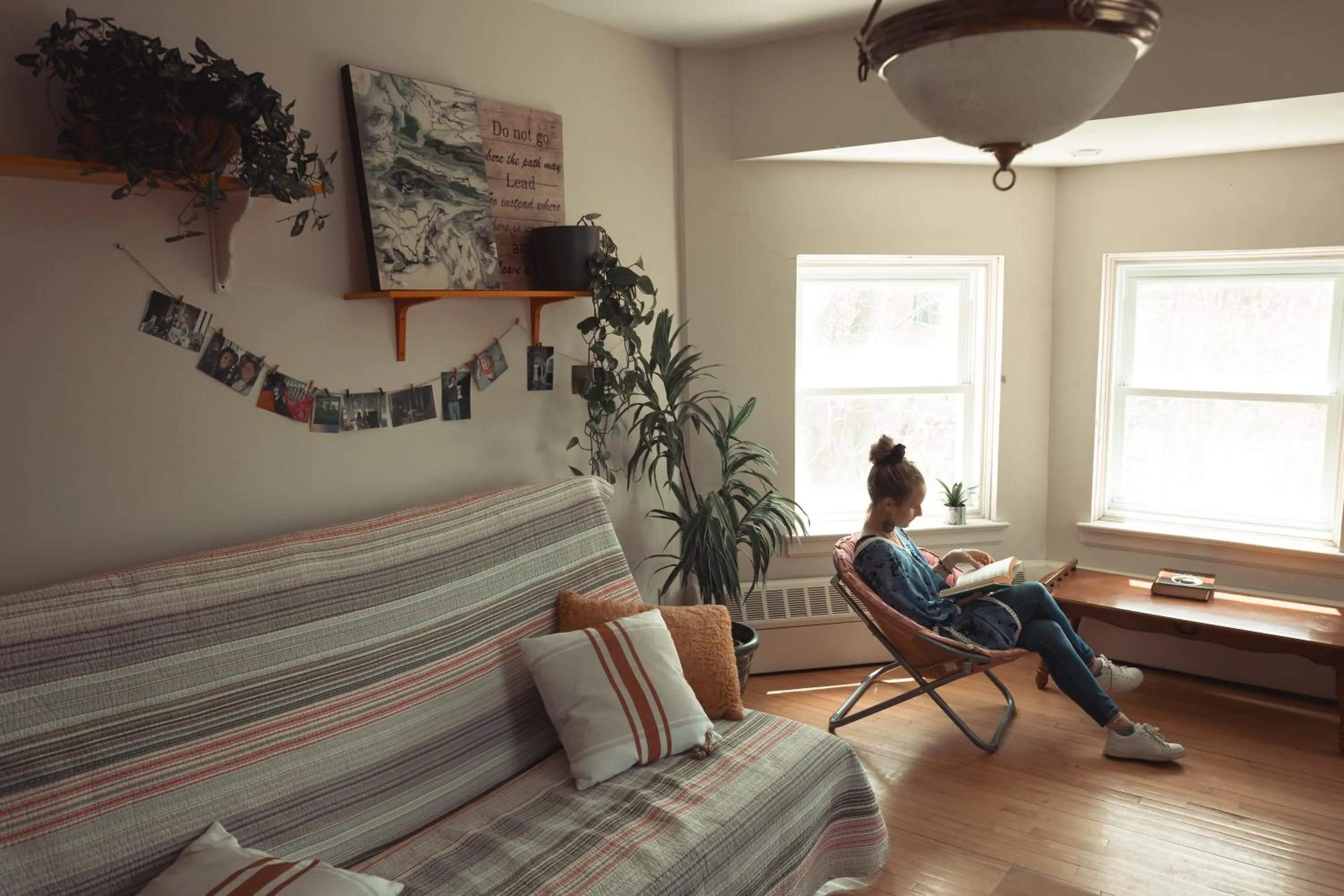 Living room in Auberge de Jeunesse Magog-Orford Hostel