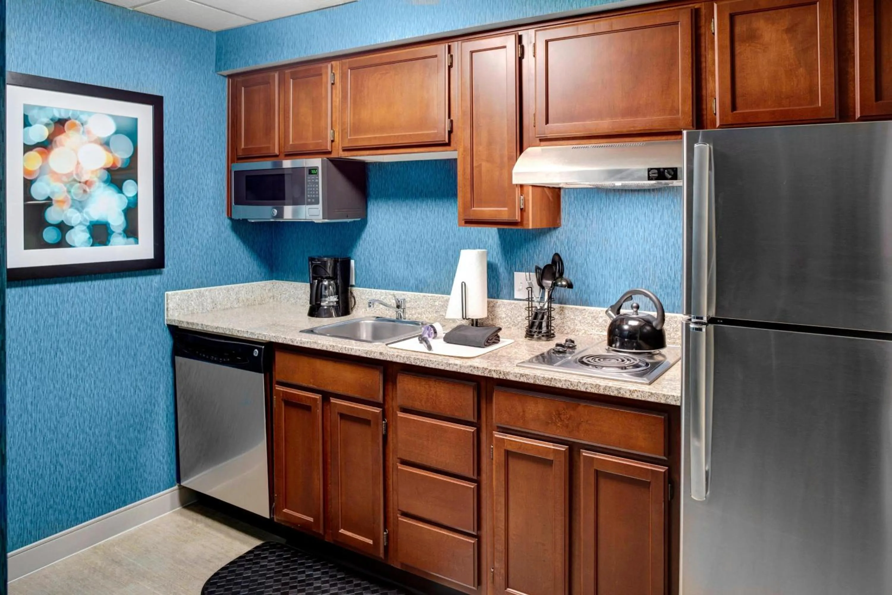 Kitchen or kitchenette in Residence Inn by Marriott Cleveland Downtown