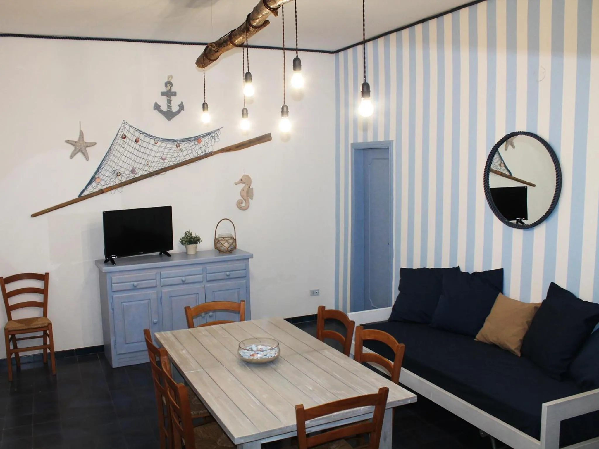 Living room in Villa Perla di Mare