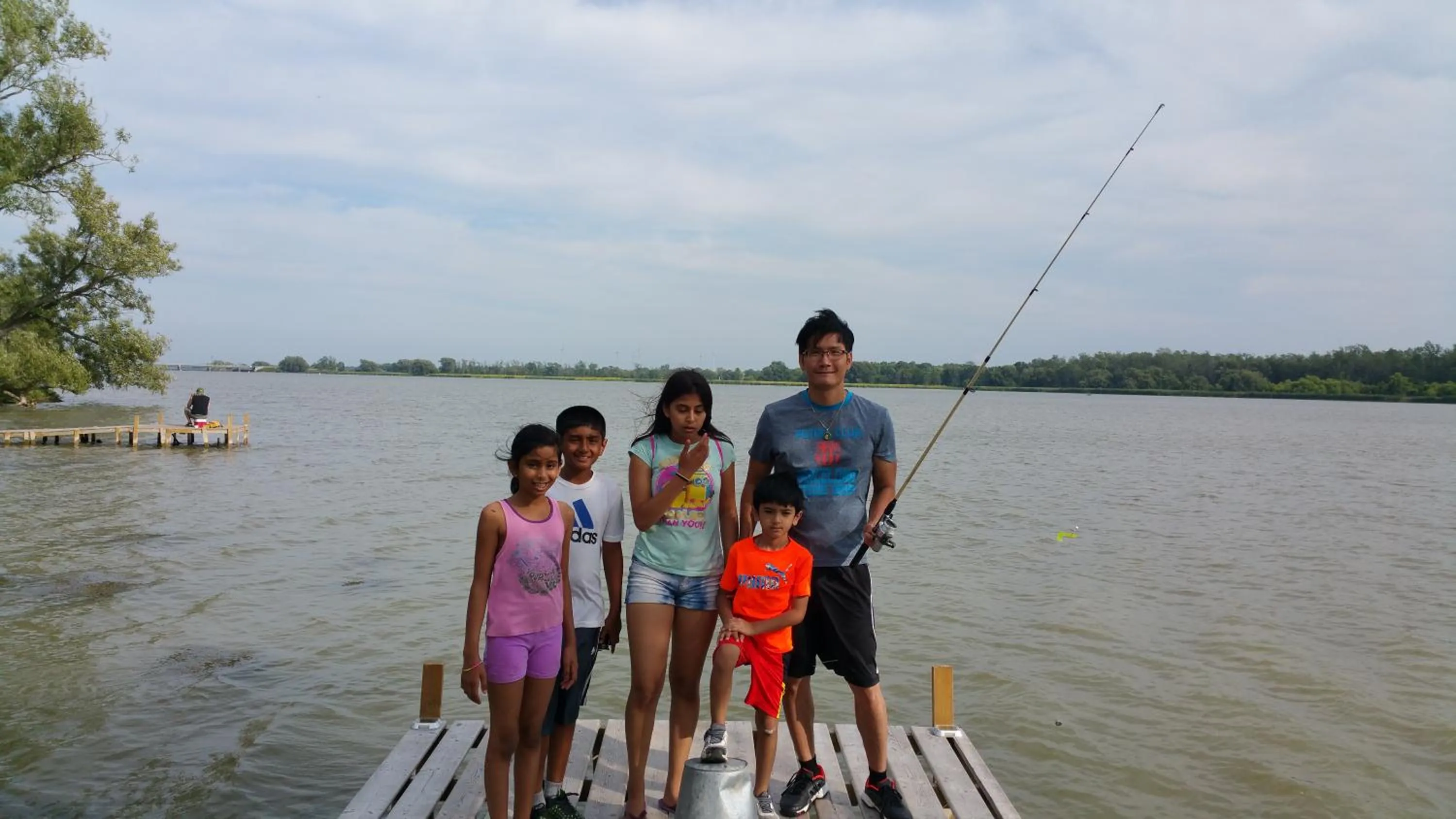 Fishing in Riverview Motel