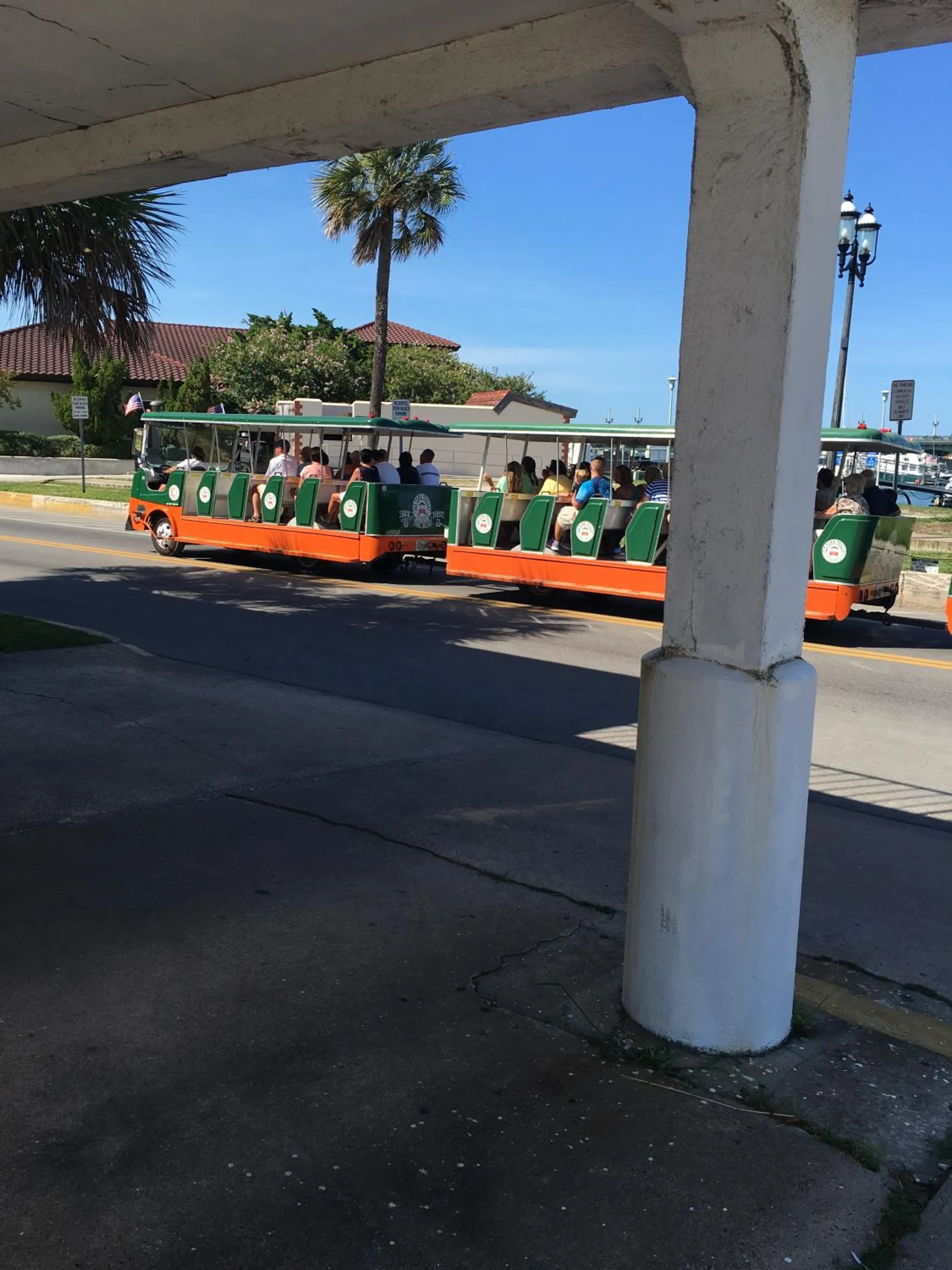 group of guests in Historic Waterfront Marion Motor Lodge in downtown St Augustine