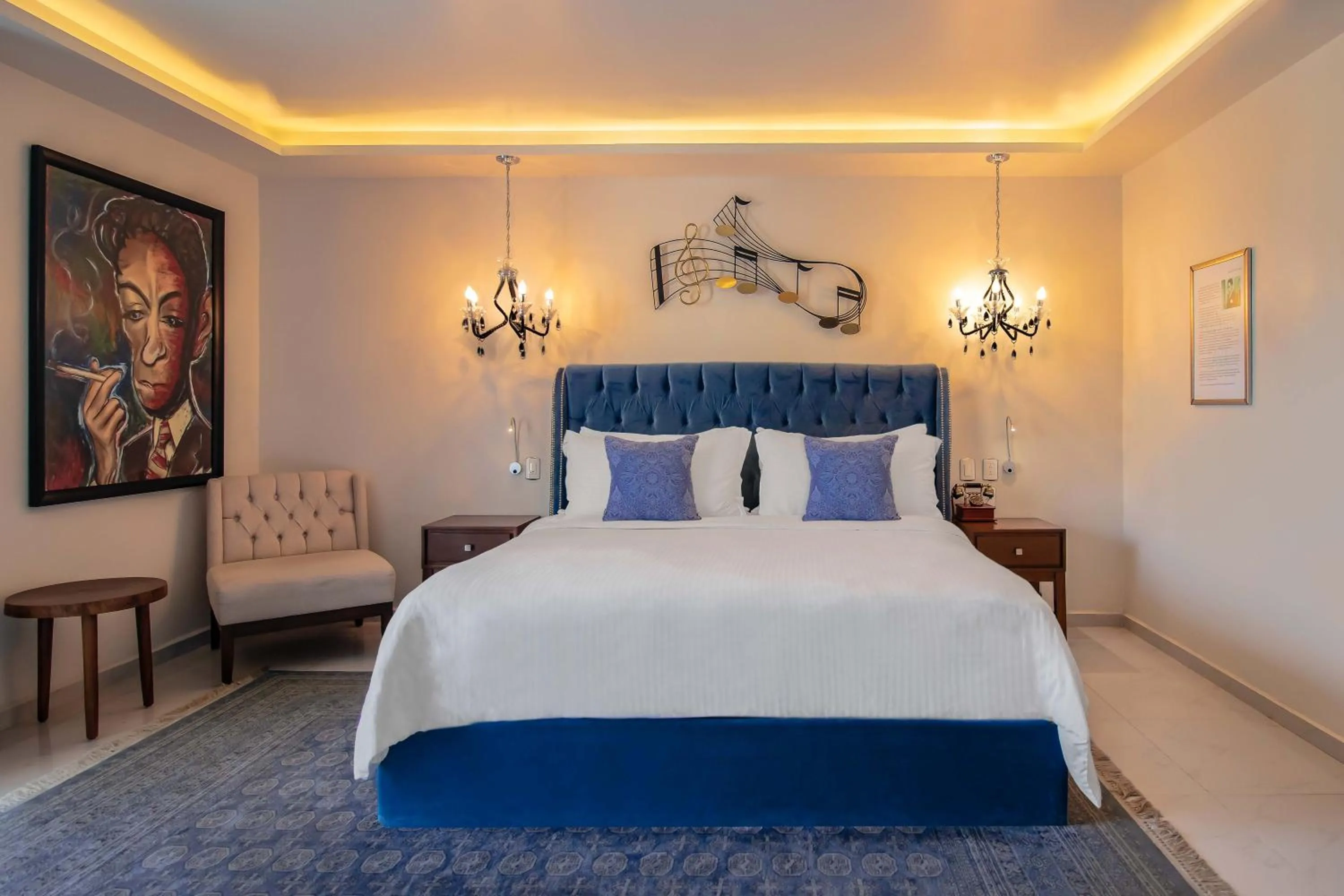 Bed in TRES79 Hotel Boutique Orizaba