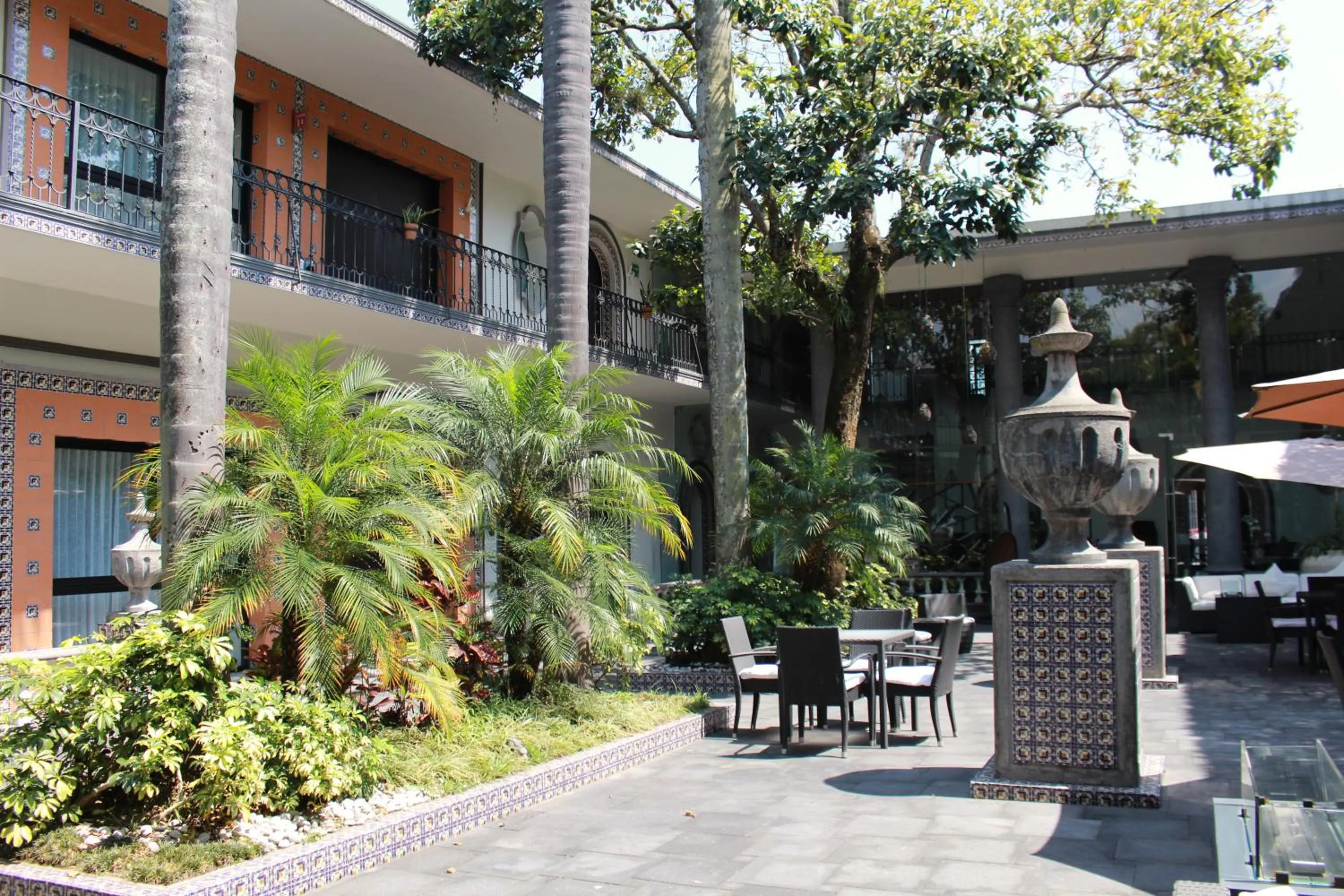 Patio in TRES79 Hotel Boutique Orizaba