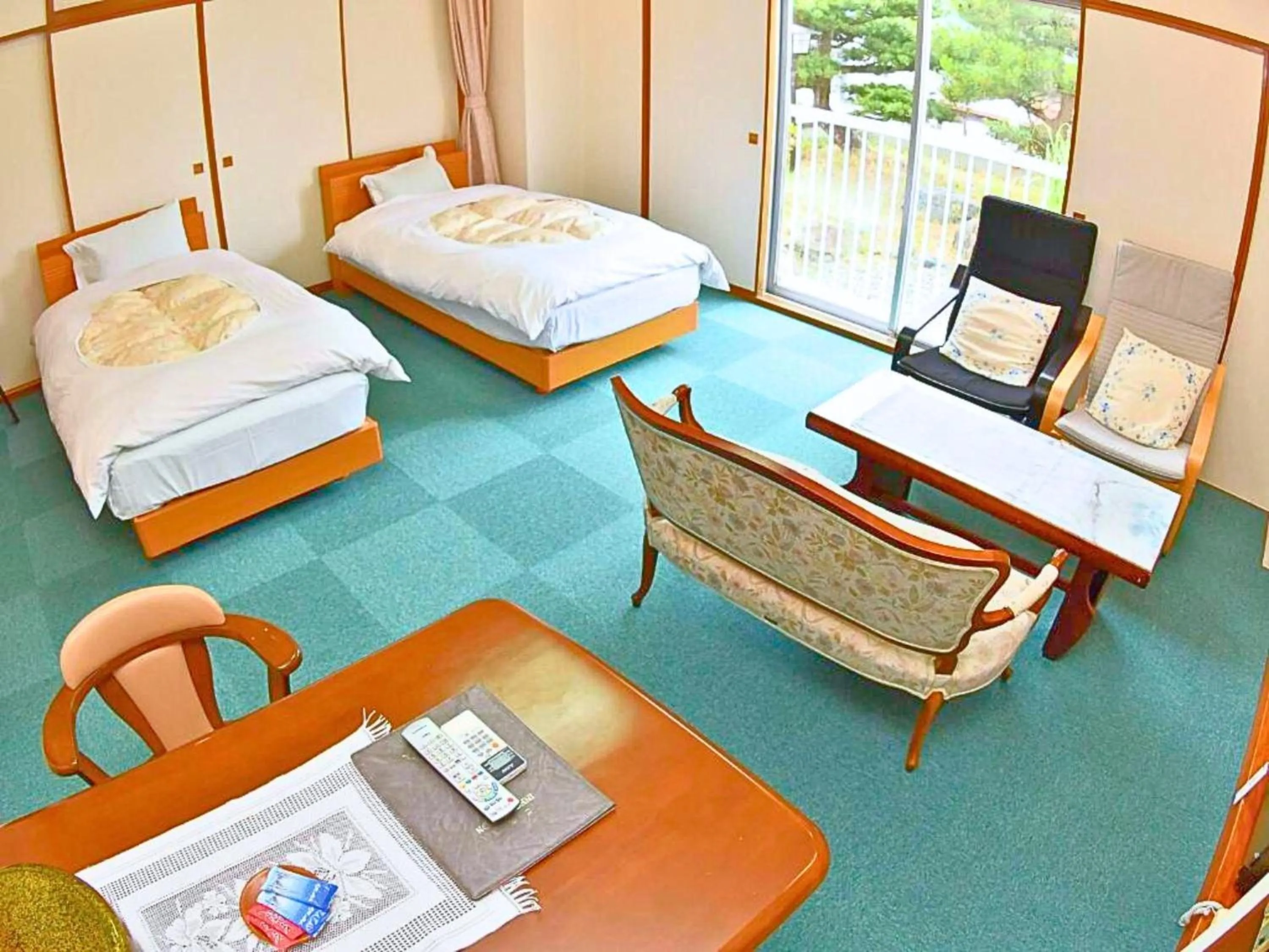 Bed in Takasago Onsen