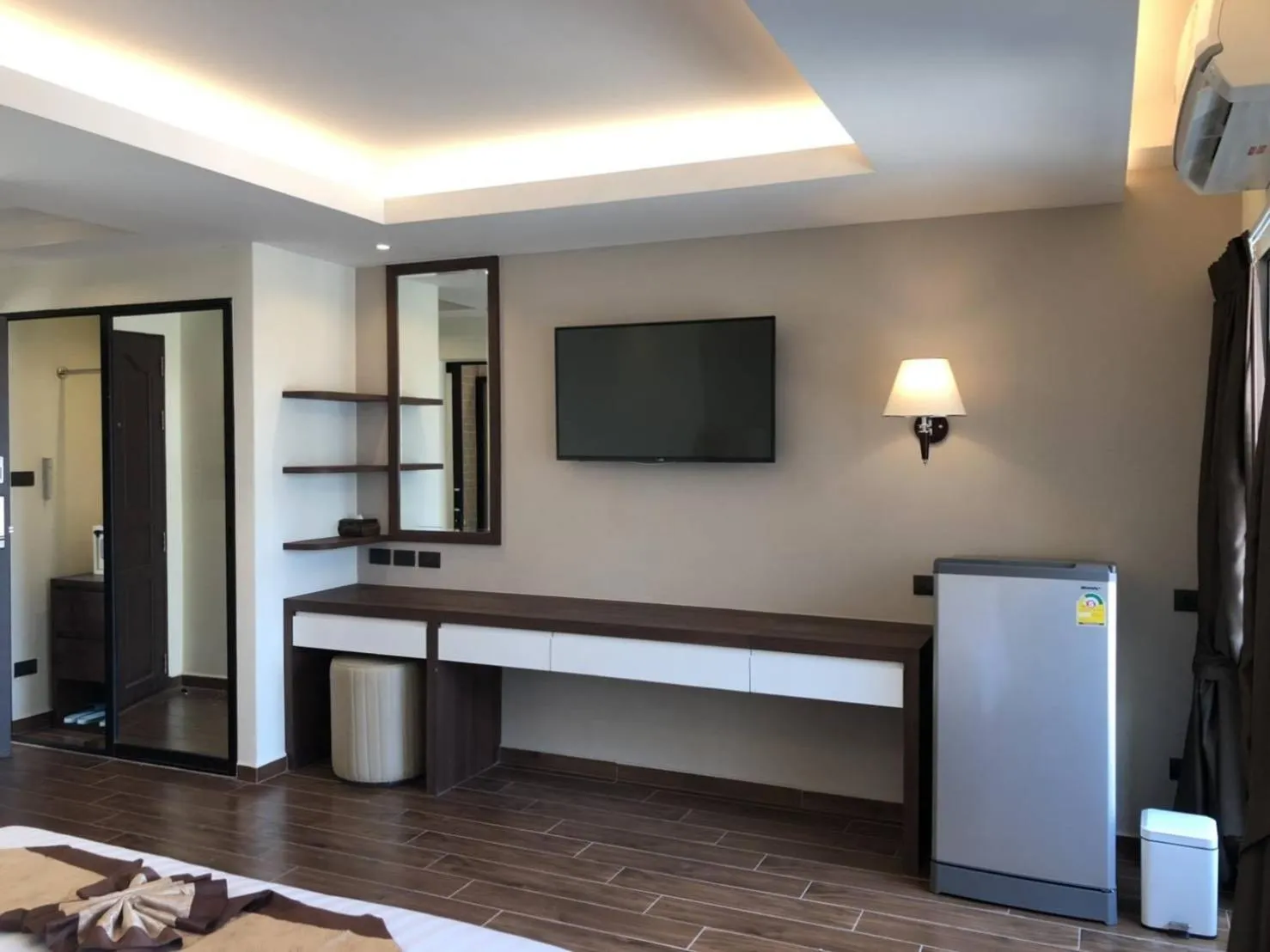 Bed in Suvarnabhumi Ville Airport Hotel