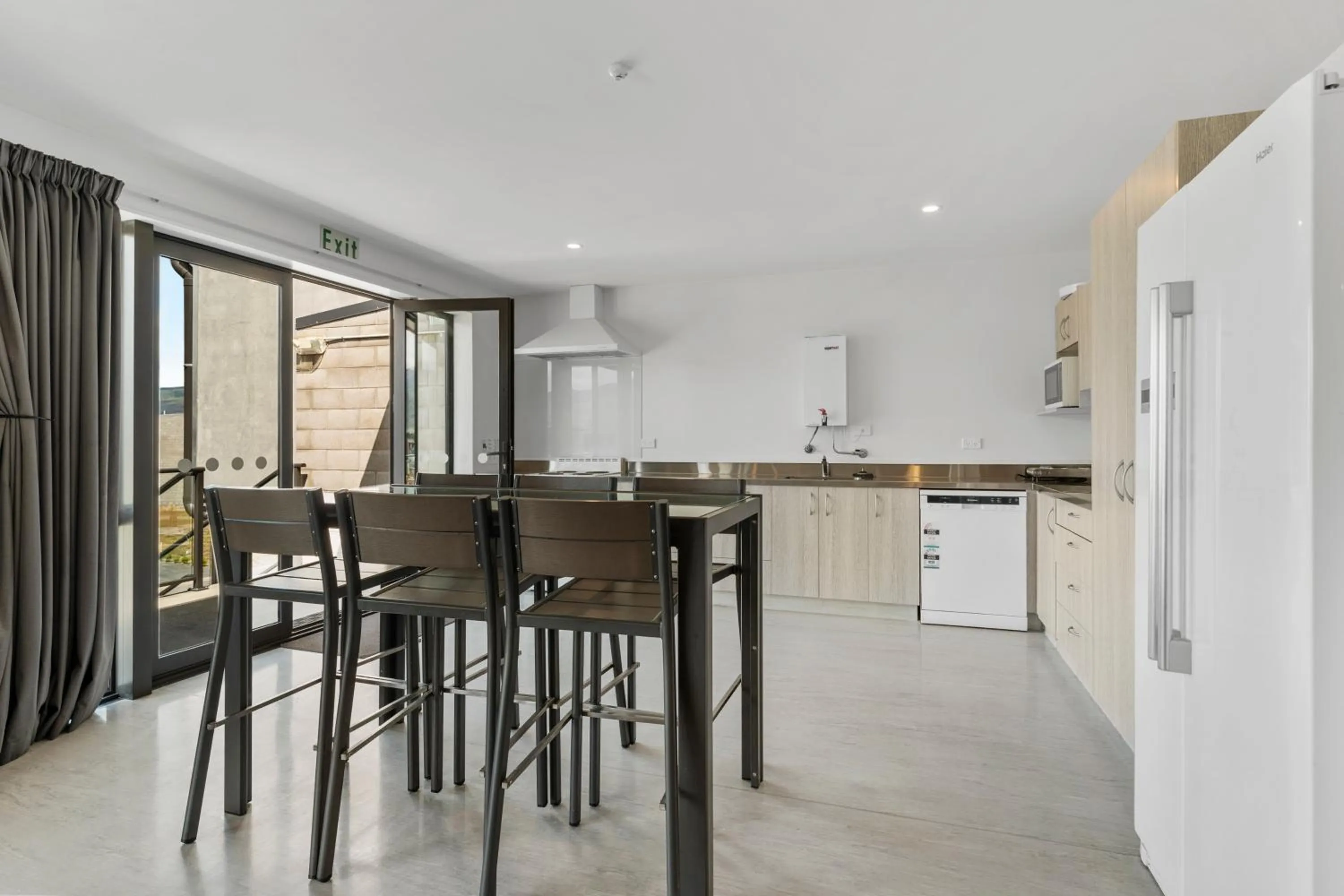 Communal kitchen in Falcon's Nest