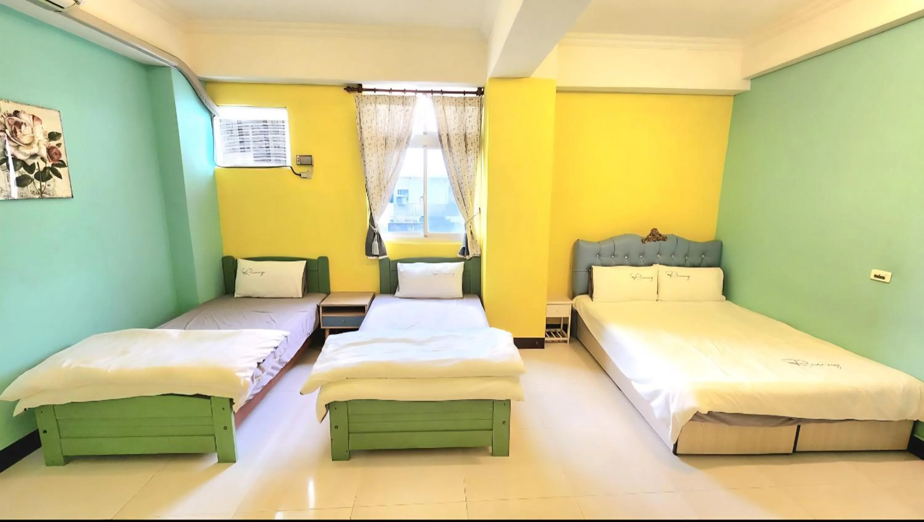 Bed in Mei Lun Xi Pan Homestay