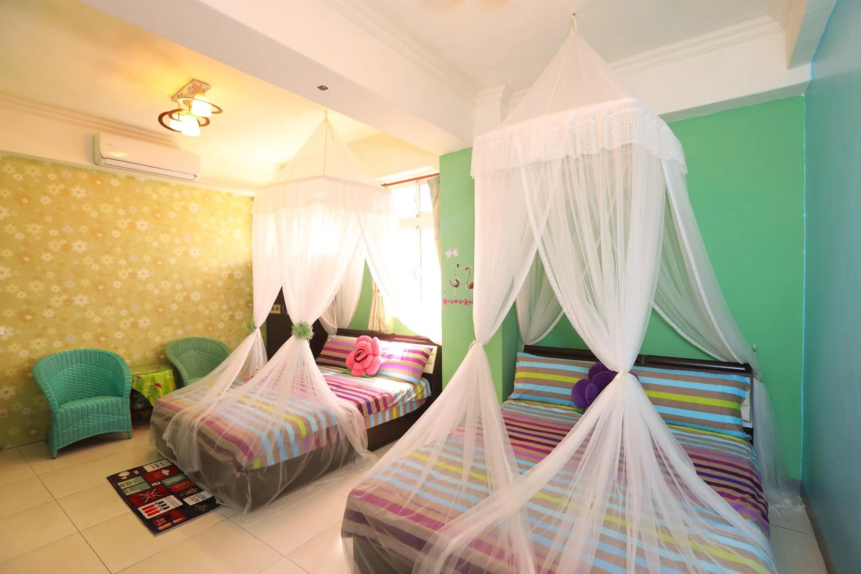 Photo of the whole room, Bed in Mei Lun Xi Pan Homestay