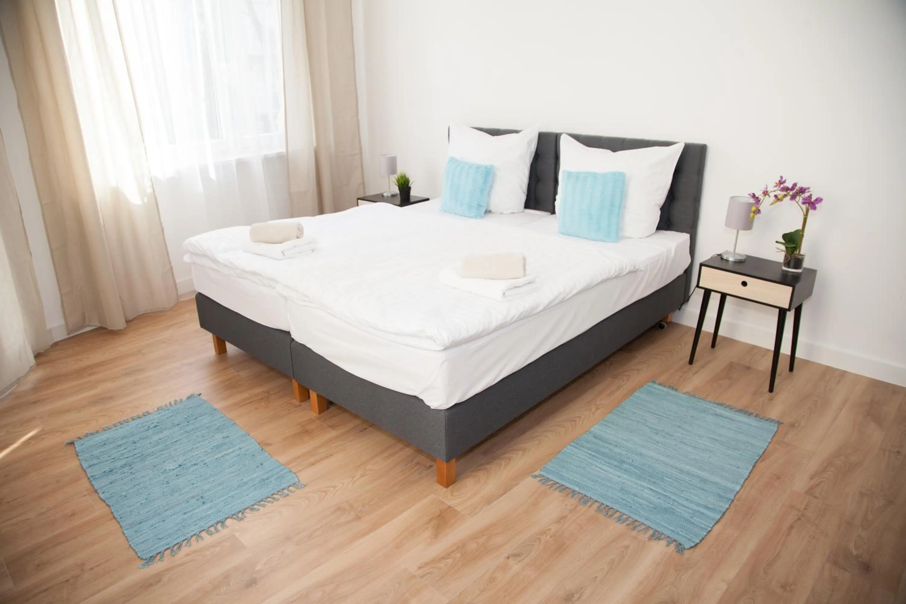 Bedroom, Bed in Apartment Haus Heidelberg