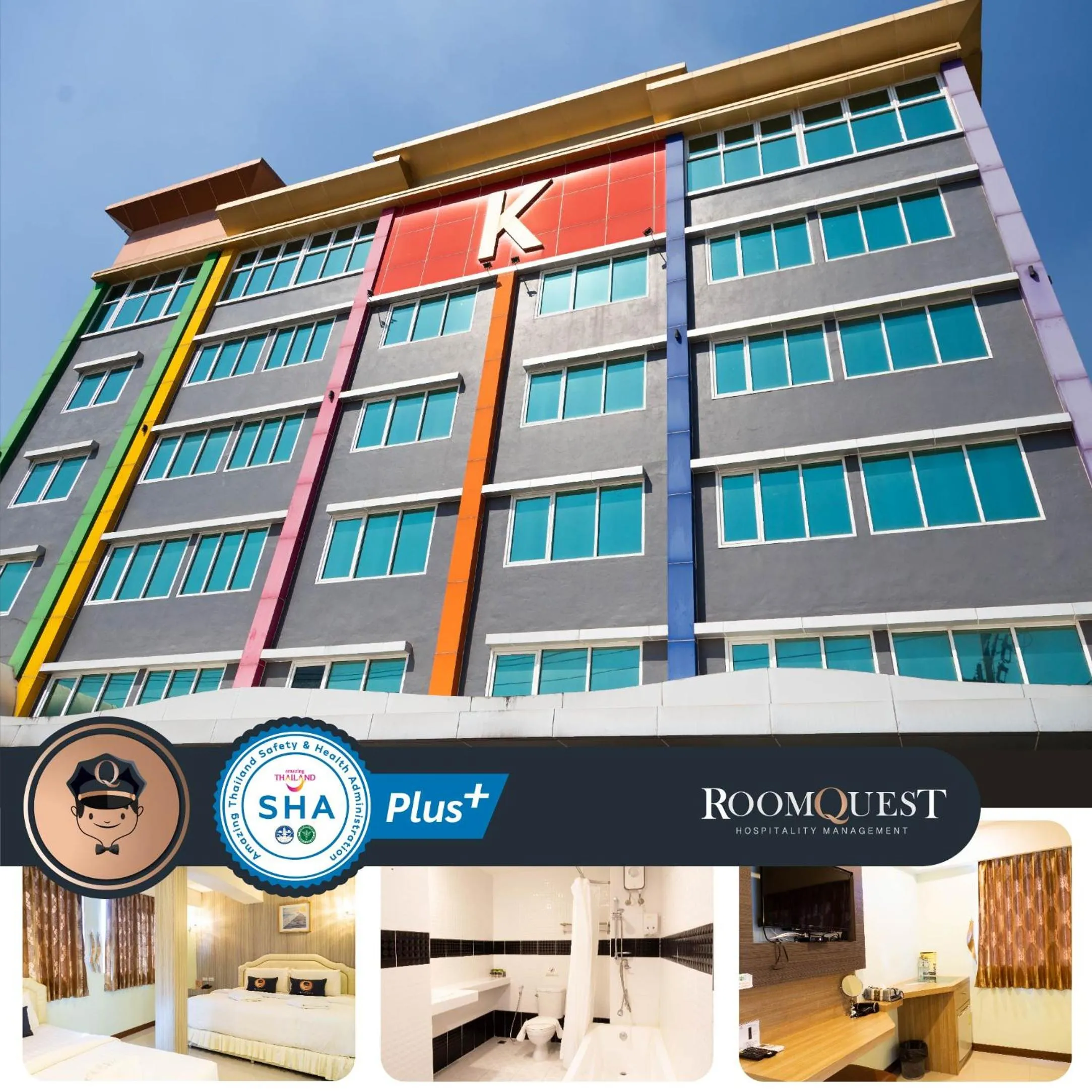Property building in RoomQuest Suvarnabhumi Airport Romklao Soi 6