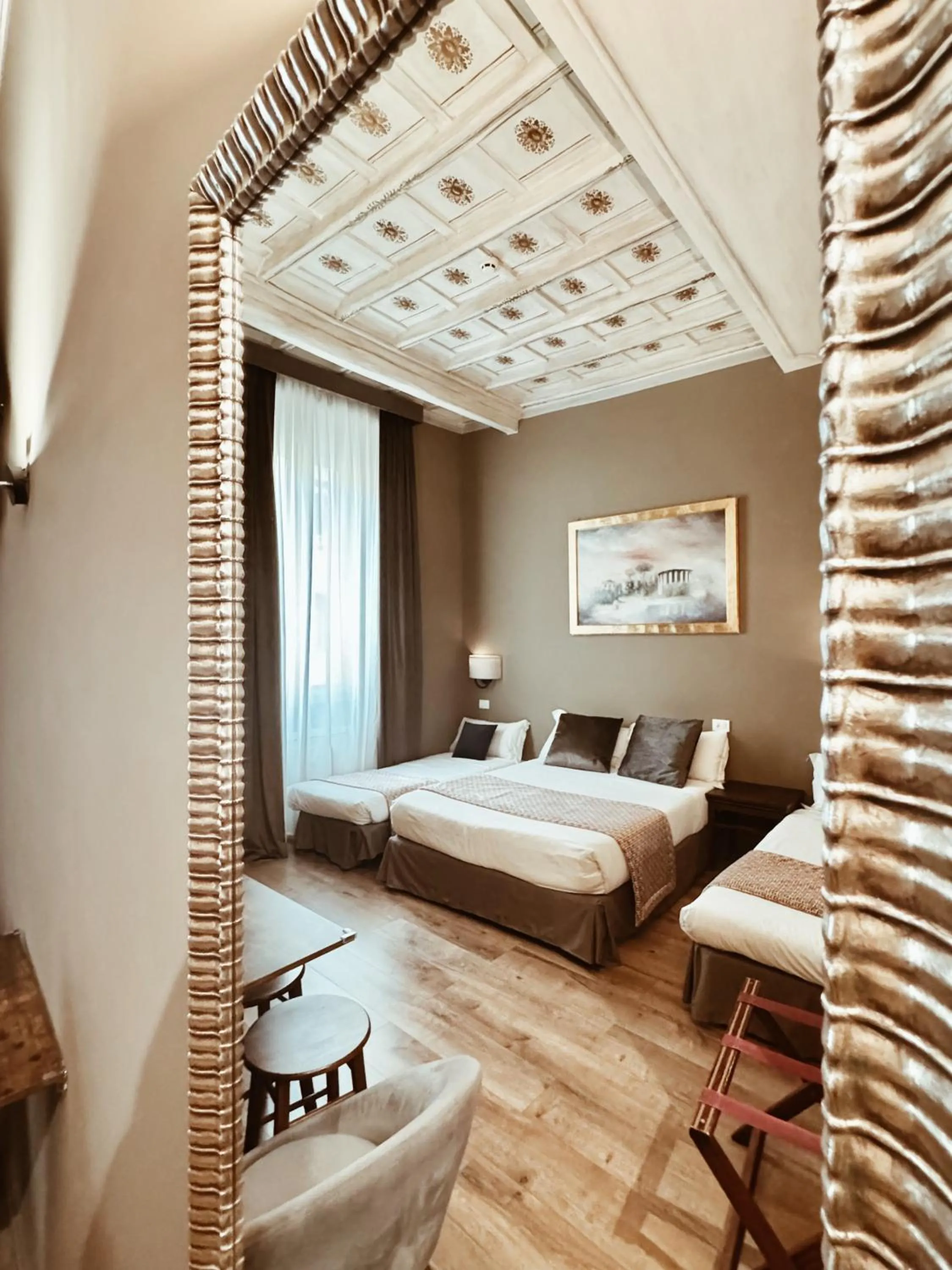 Bed in Residenza Sciarra Suites