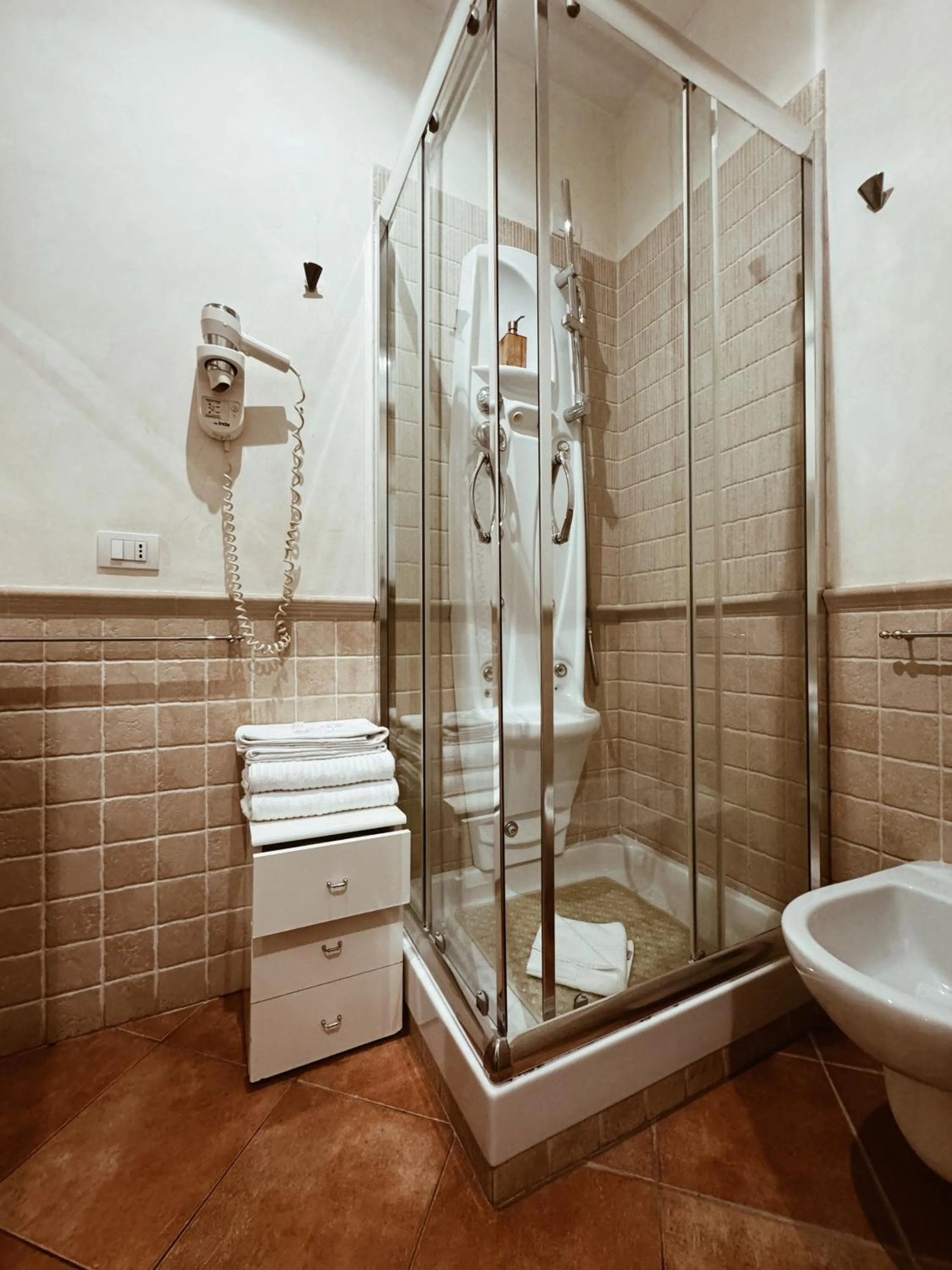 Shower in Residenza Sciarra B&B