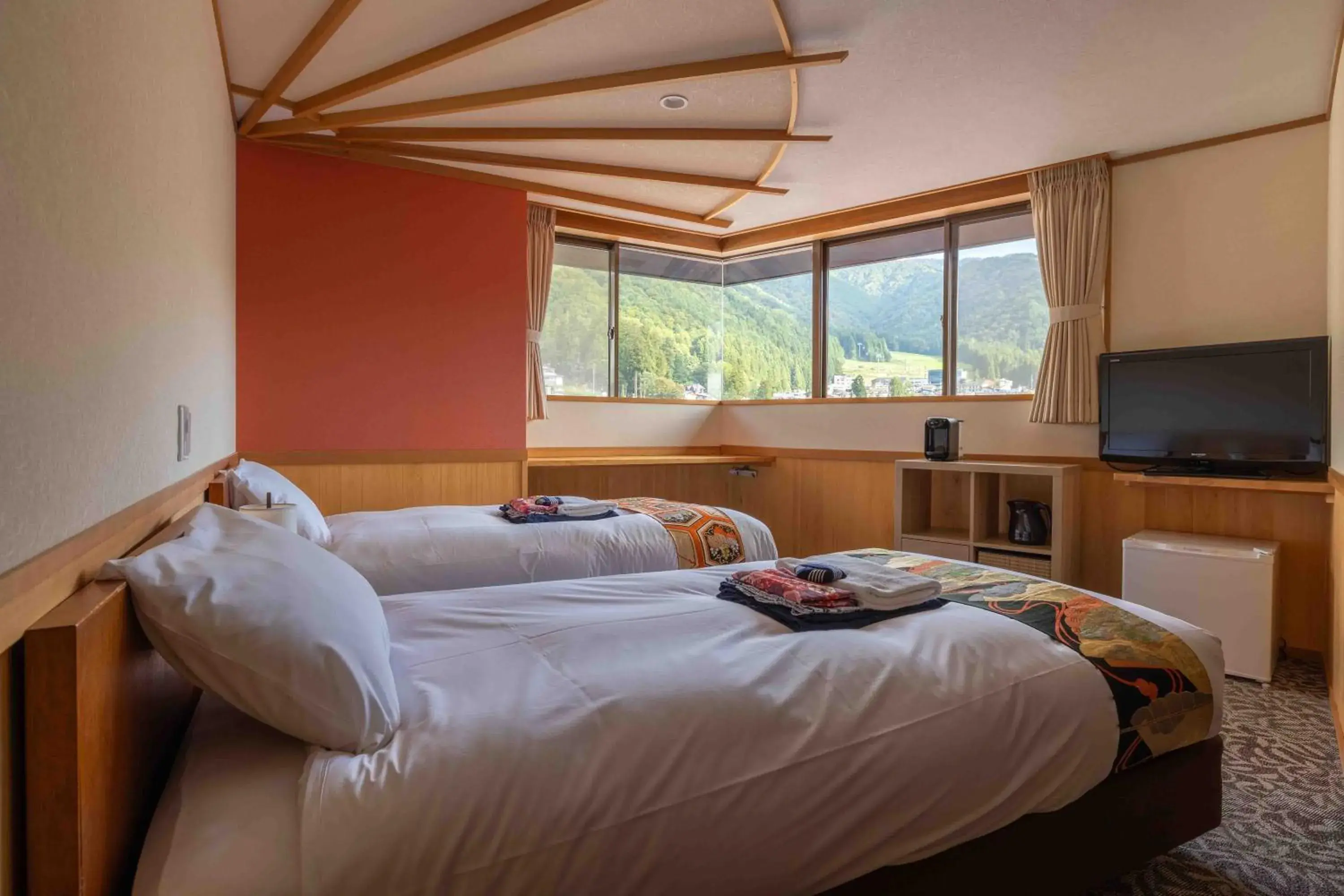 Deluxe Twin Room - single occupancy in Nozawa View Hotel Shimataya Deluxe Twin Room - single occupancy in Nozawa View Hotel Shimataya