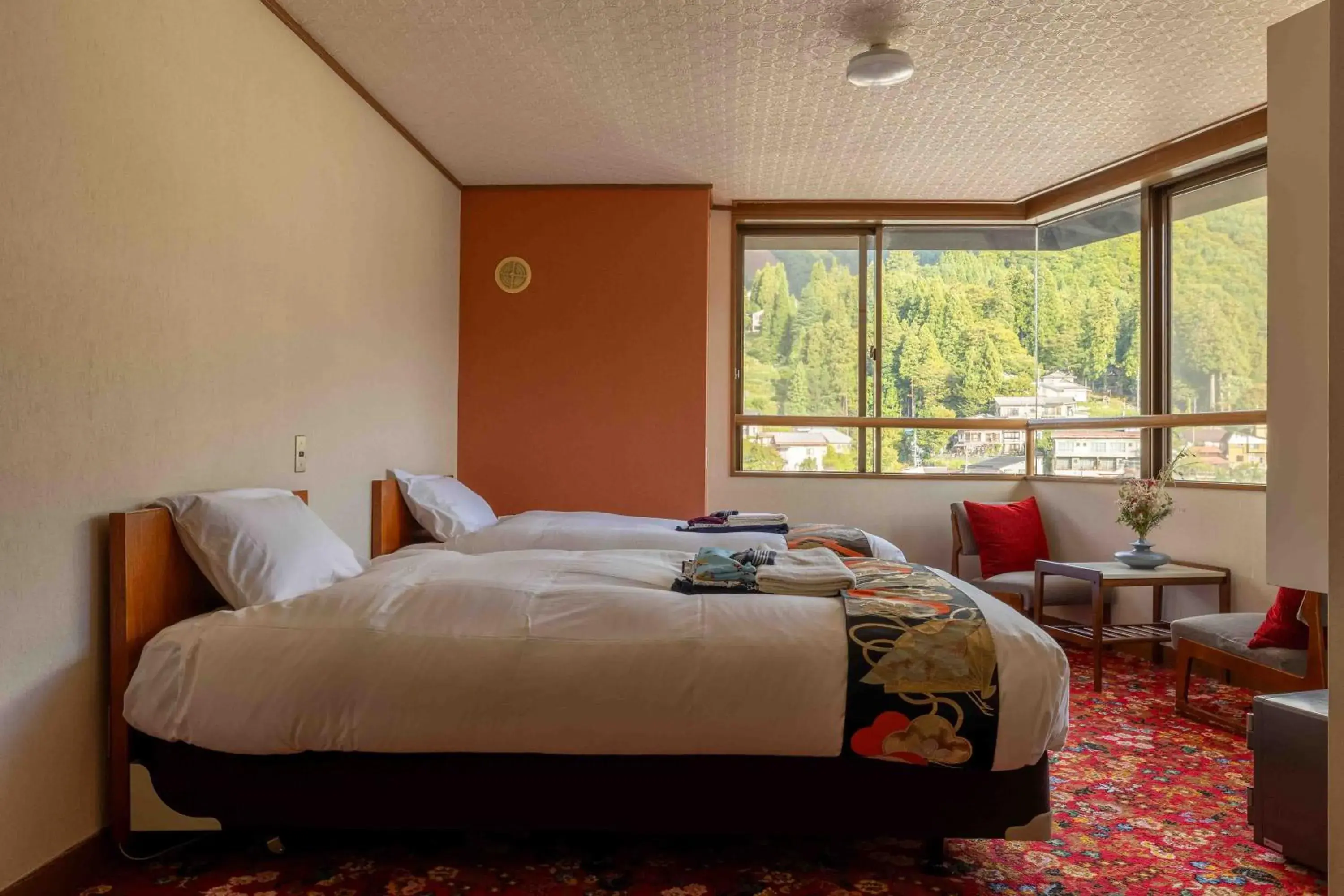 Twin Room with Private Bathroom - single occupancy in Nozawa View Hotel Shimataya Twin Room with Private Bathroom - single occupancy in Nozawa View Hotel Shimataya
