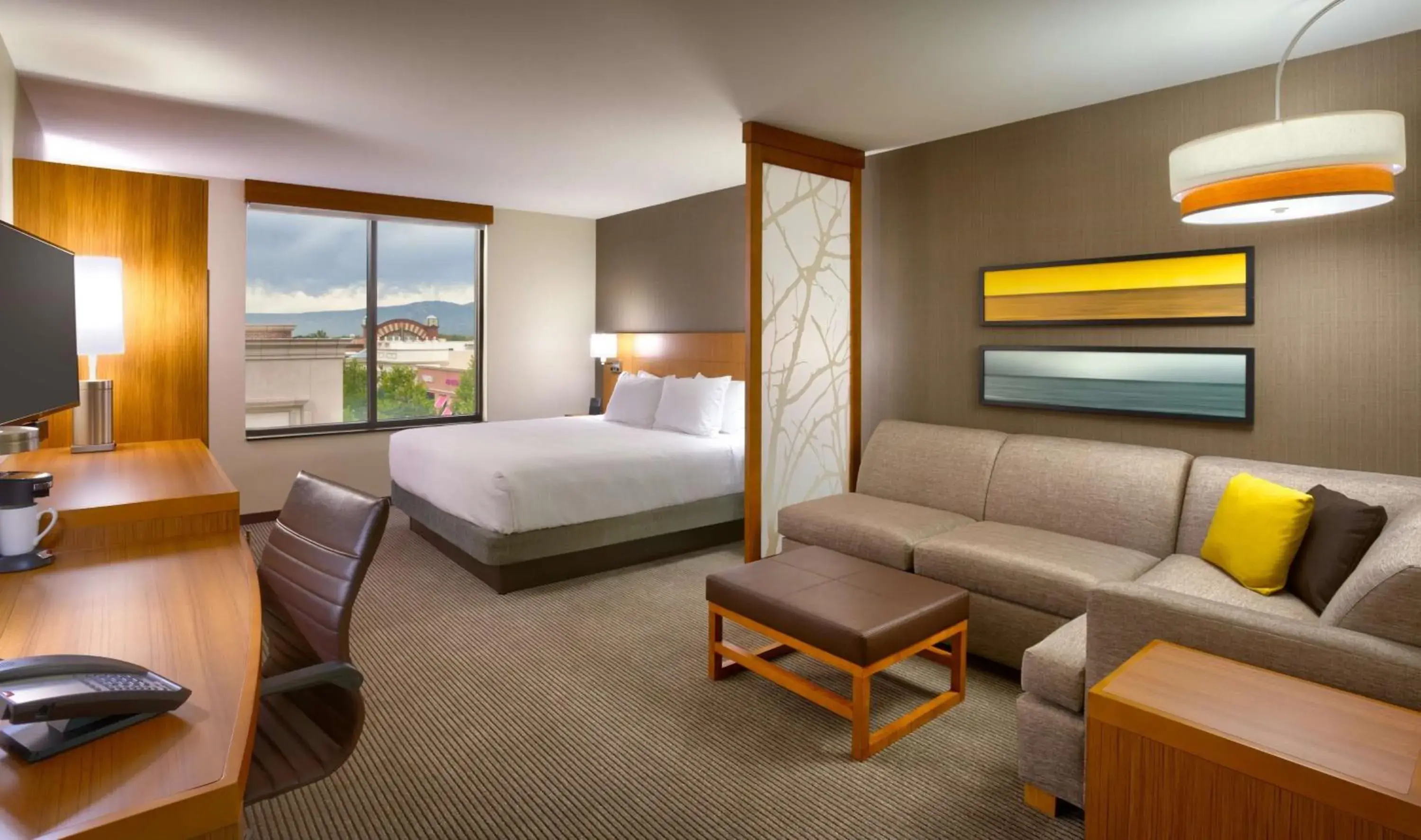 King Room with Sofa Bed and Roll-In Shower - Disability Access in Hyatt Place Salt Lake City Farmington Station Park King Room with Sofa Bed and Roll-In Shower - Disability Access in Hyatt Place Salt Lake City Farmington Station Park