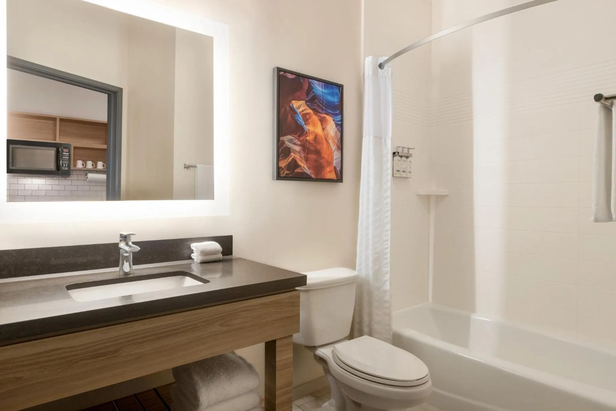 Bathroom in Candlewood Suites Mount Pleasant by IHG