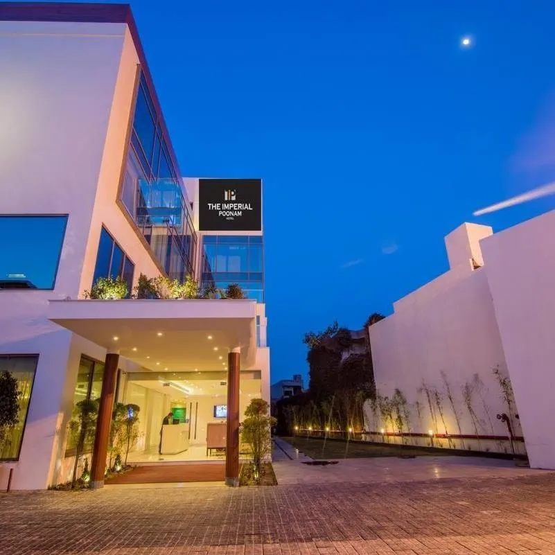 Facade/entrance in The Imperial Poonam Hotel