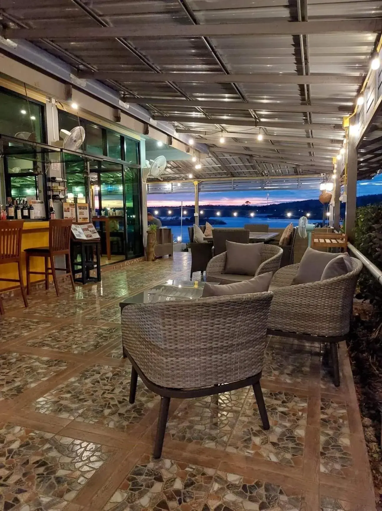 Lounge or bar in Khong Chiam Orchid Riverside Resort Lounge or bar in Khong Chiam Orchid Riverside Resort