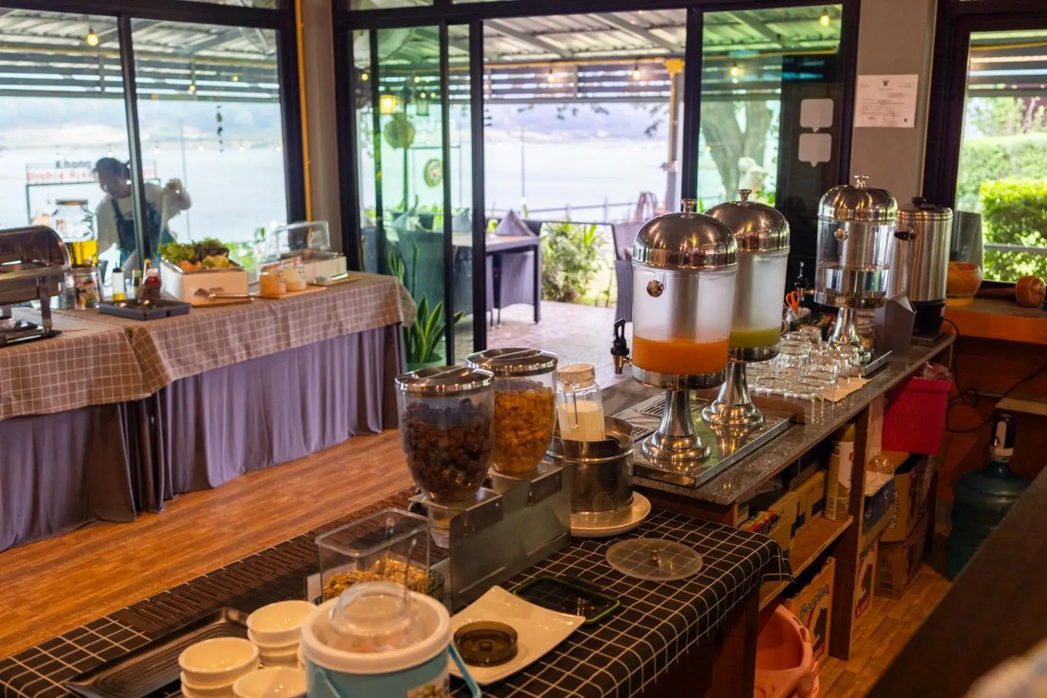 Breakfast in Khong Chiam Orchid Riverside Resort Breakfast in Khong Chiam Orchid Riverside Resort