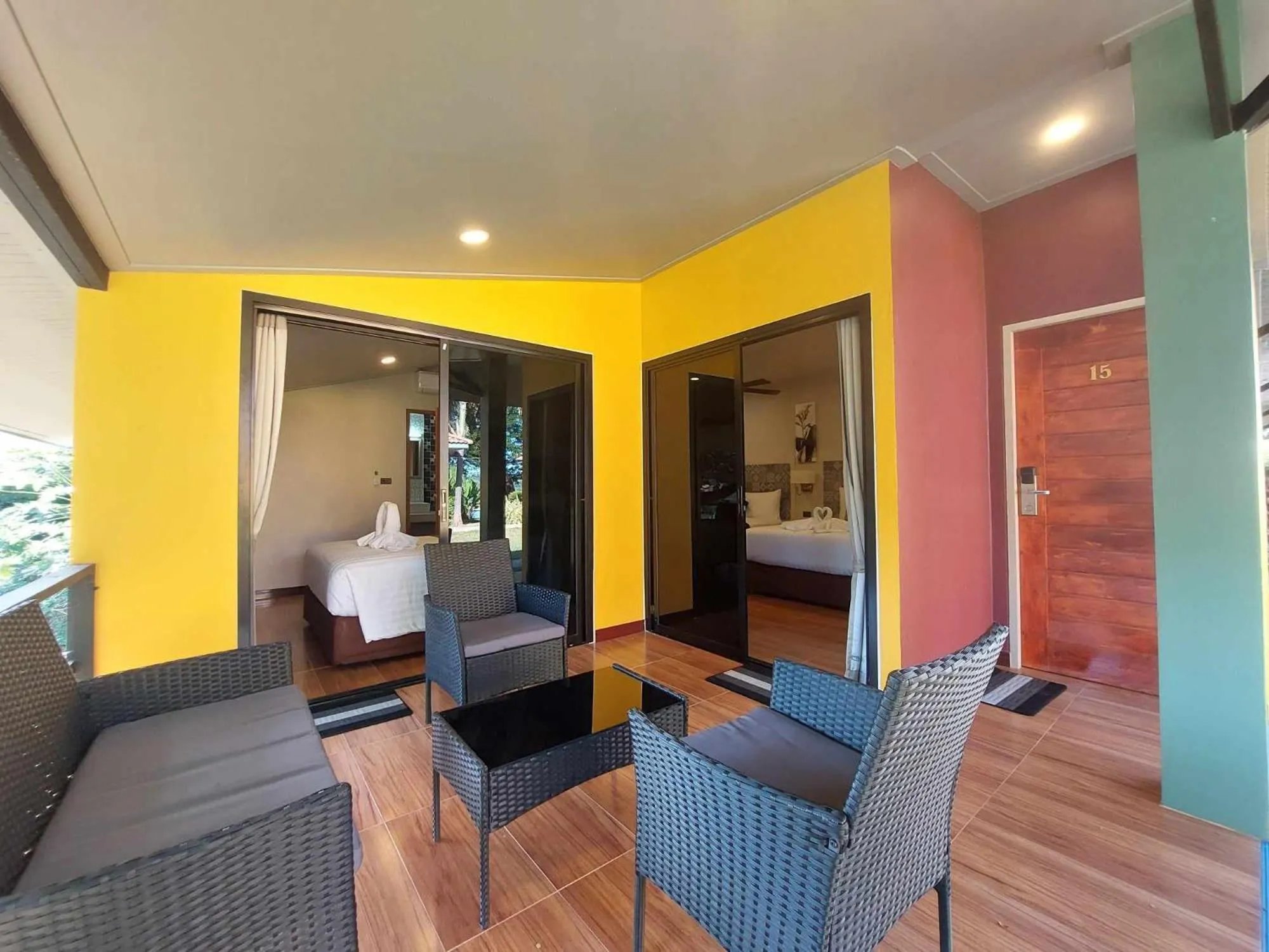 Balcony/Terrace in Khong Chiam Orchid Riverside Resort