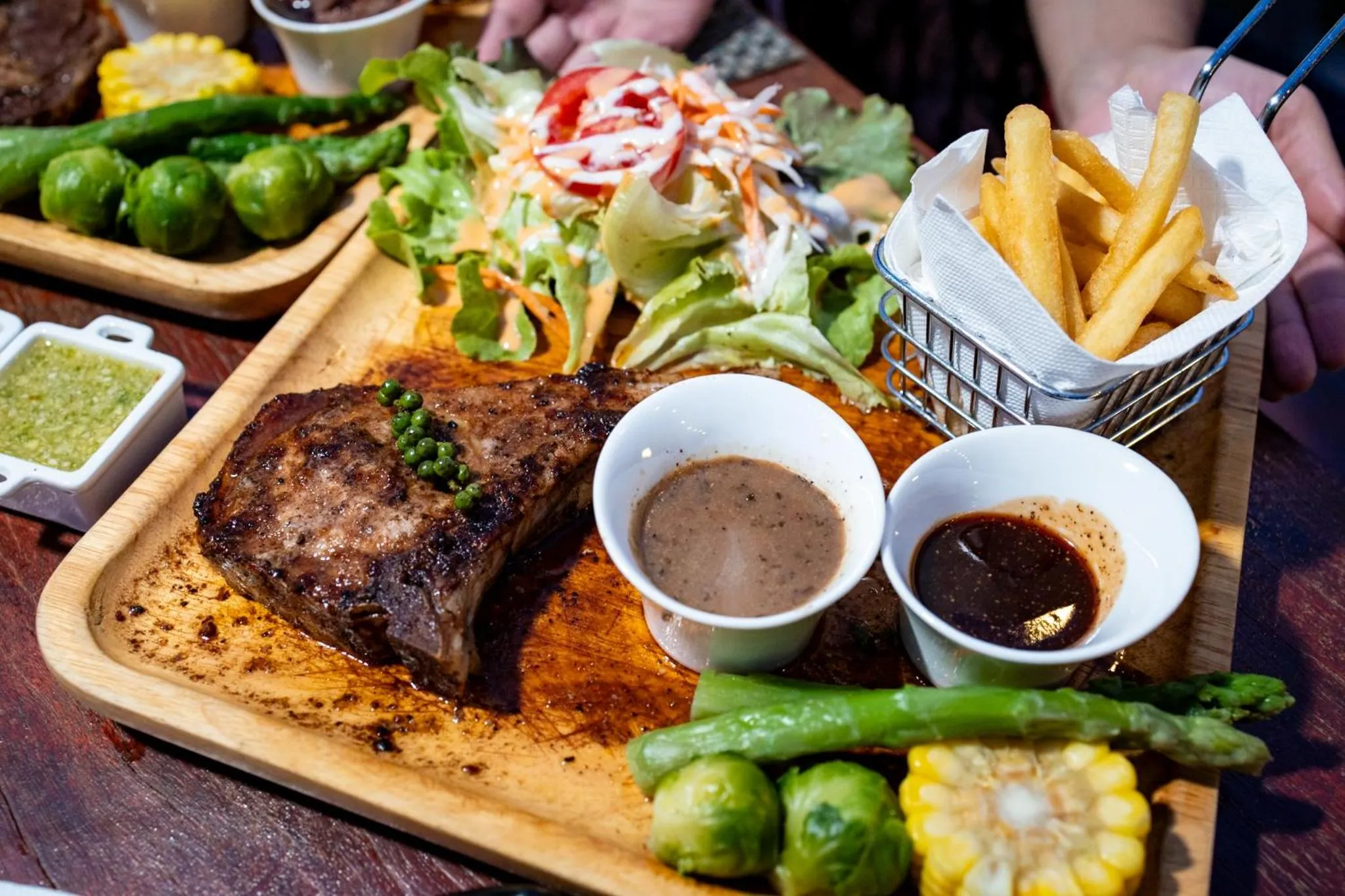 Food close-up in Khong Chiam Orchid Riverside Resort