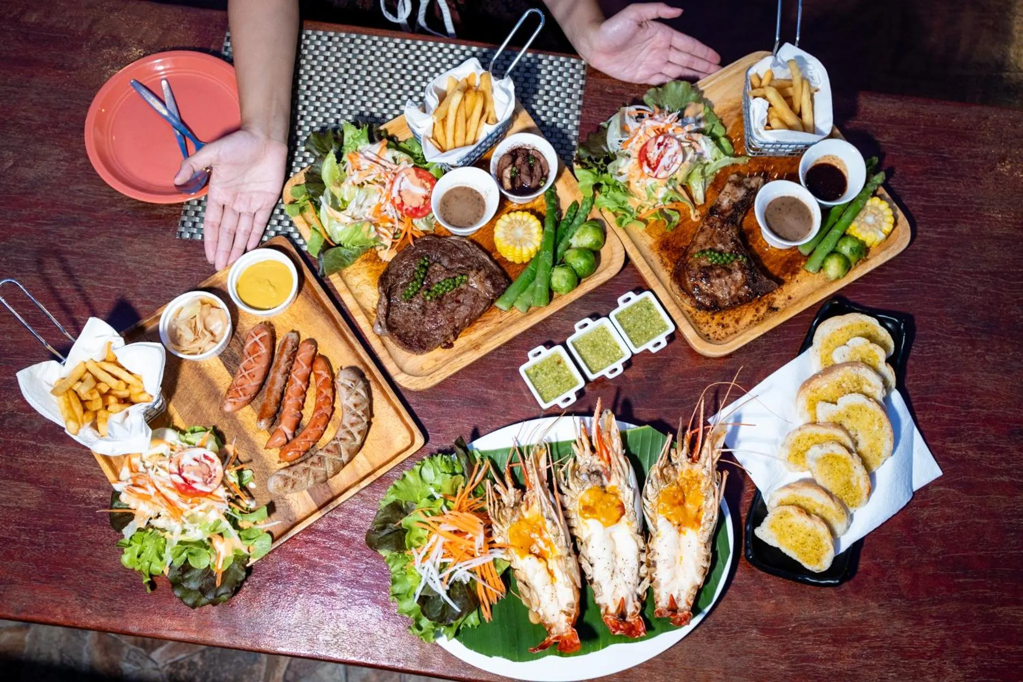 Food close-up in Khong Chiam Orchid Riverside Resort