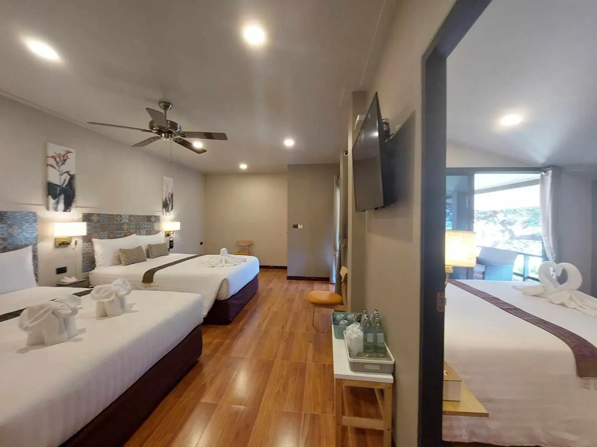 Bedroom, Bed in Khong Chiam Orchid Riverside Resort Bedroom, Bed in Khong Chiam Orchid Riverside Resort