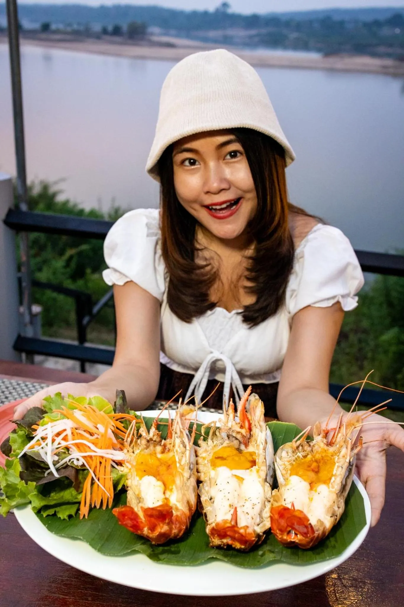 Food close-up in Khong Chiam Orchid Riverside Resort
