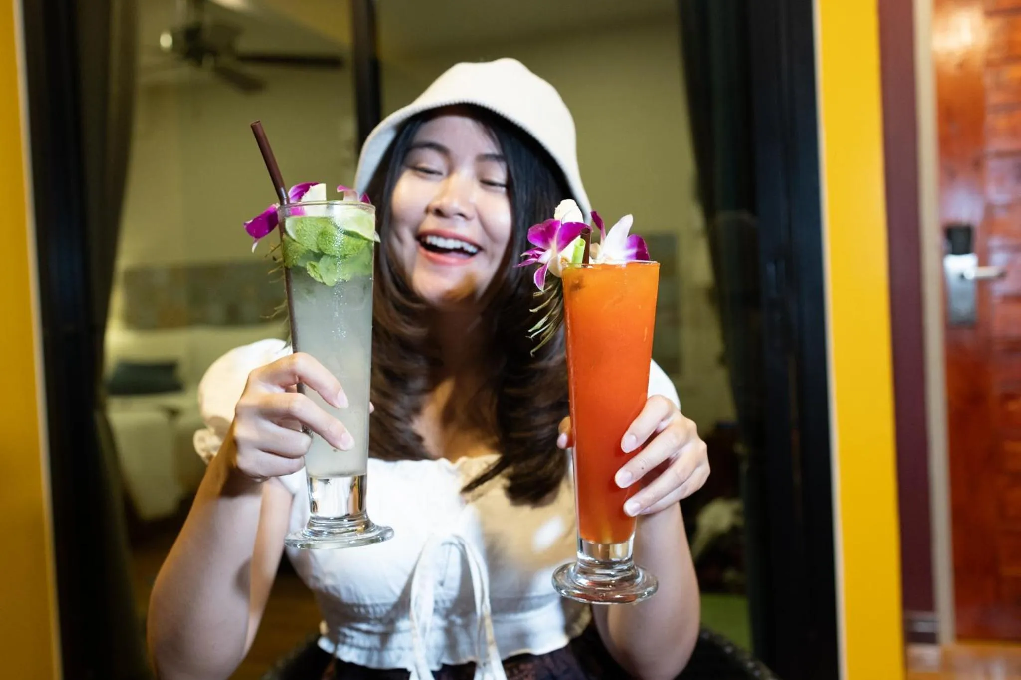 Drinks in Khong Chiam Orchid Riverside Resort