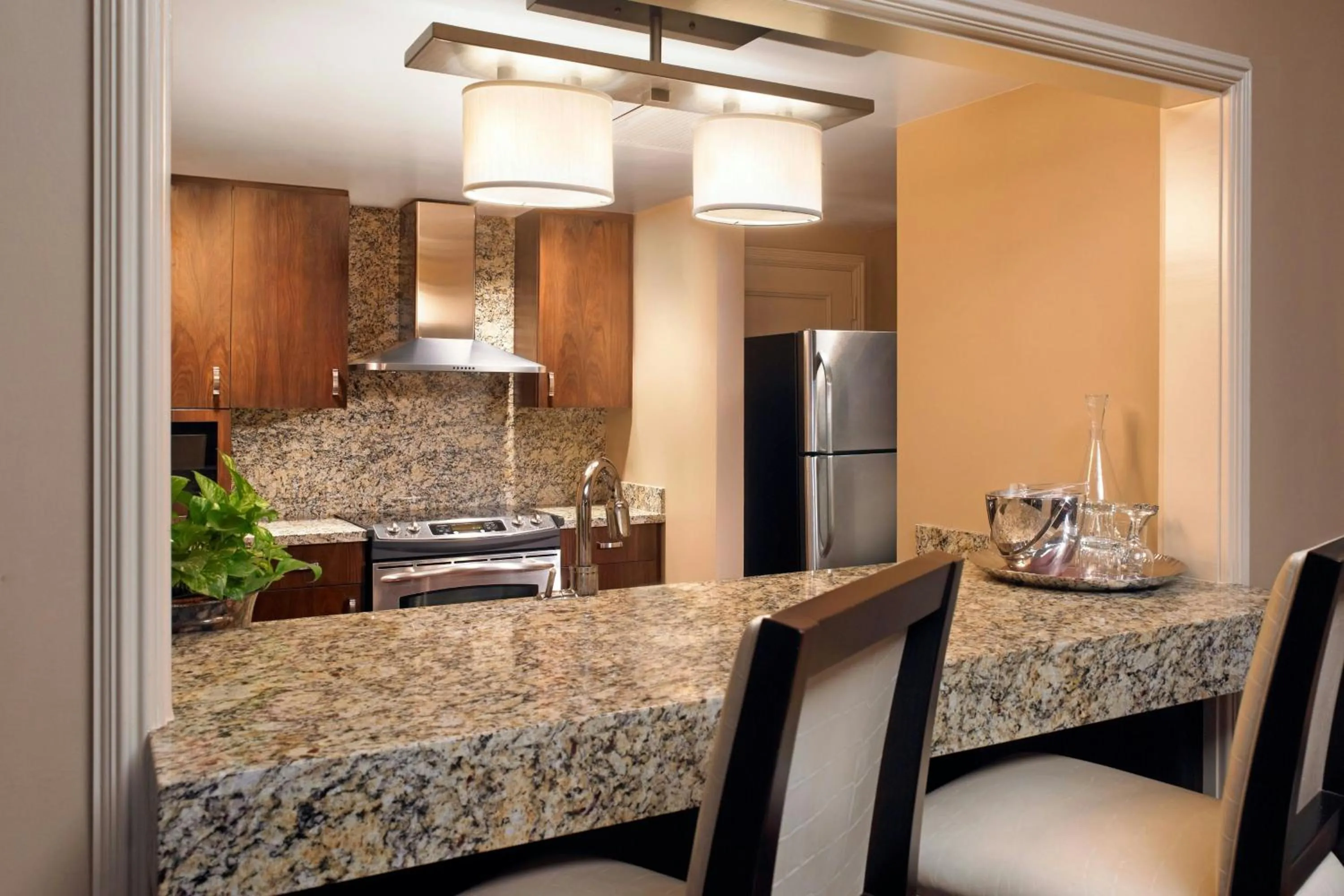 Kitchen or kitchenette in The St. Regis Houston