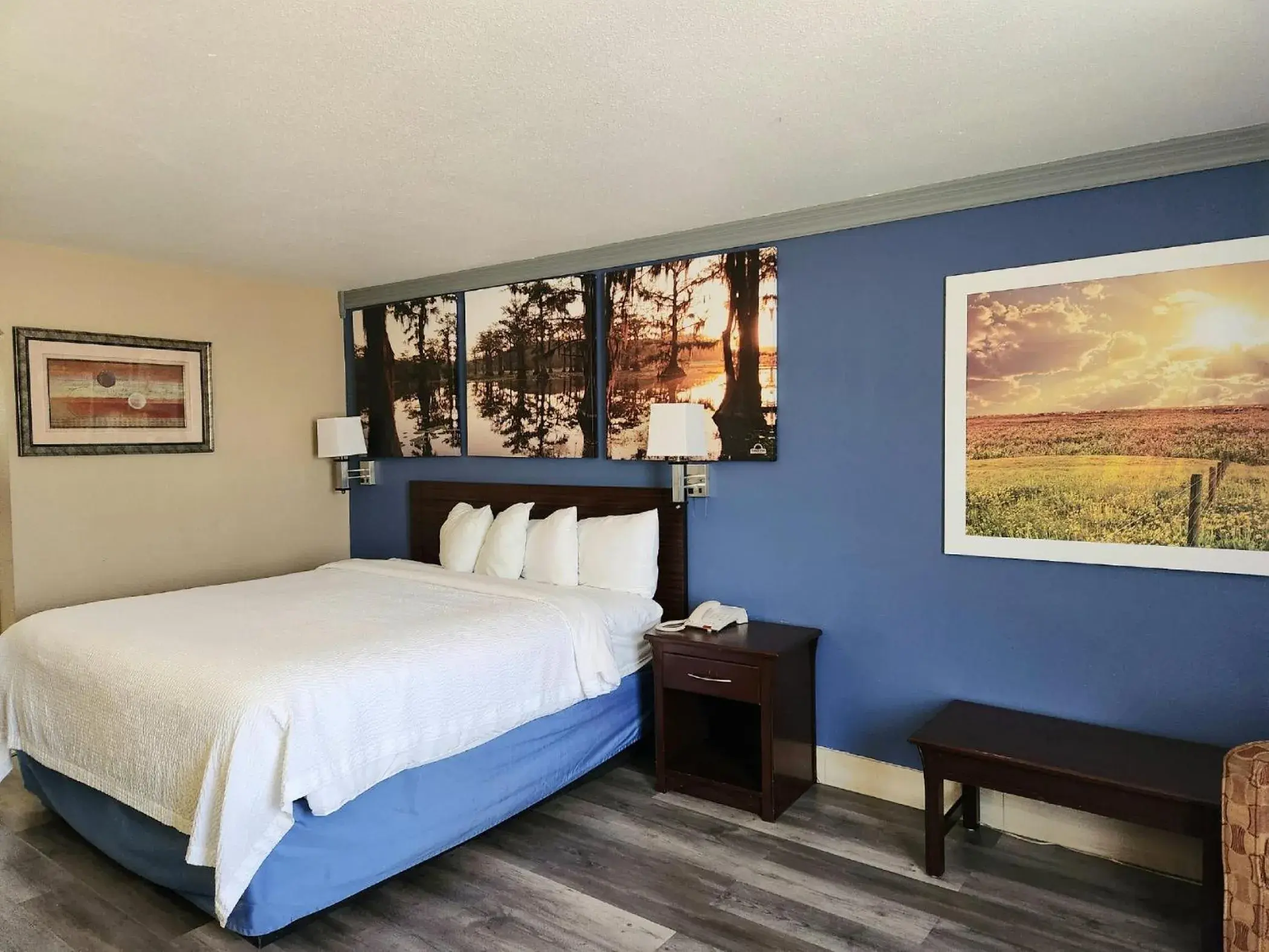 King Room with Roll-In Shower - Mobility/Hearing Accessible - Non-Smoking in Days Inn by Wyndham Rosenberg King Room with Roll-In Shower - Mobility/Hearing Accessible - Non-Smoking in Days Inn by Wyndham Rosenberg