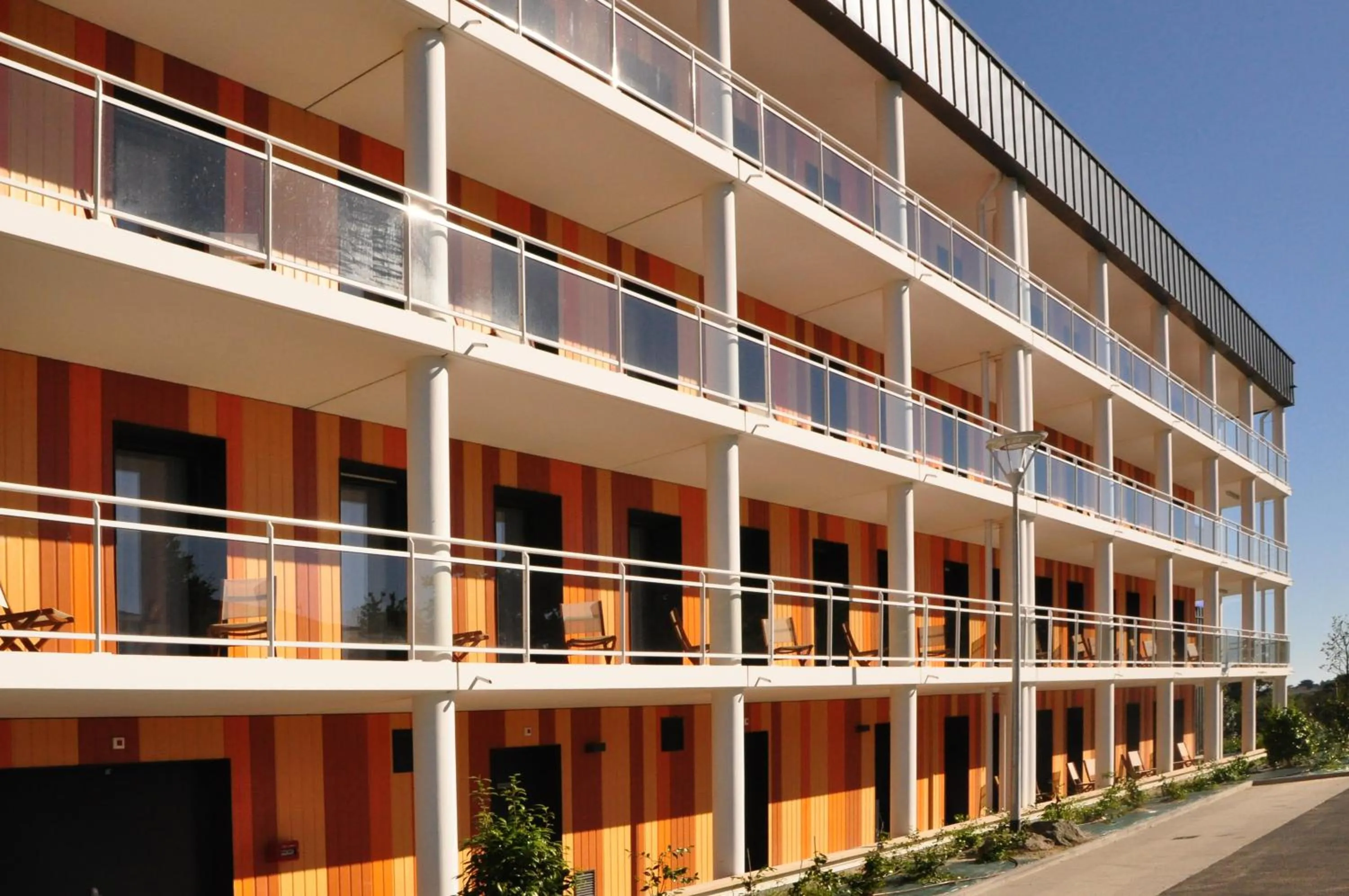 Balcony/Terrace in Golden Tulip Pornic Suites- Appart Hotel