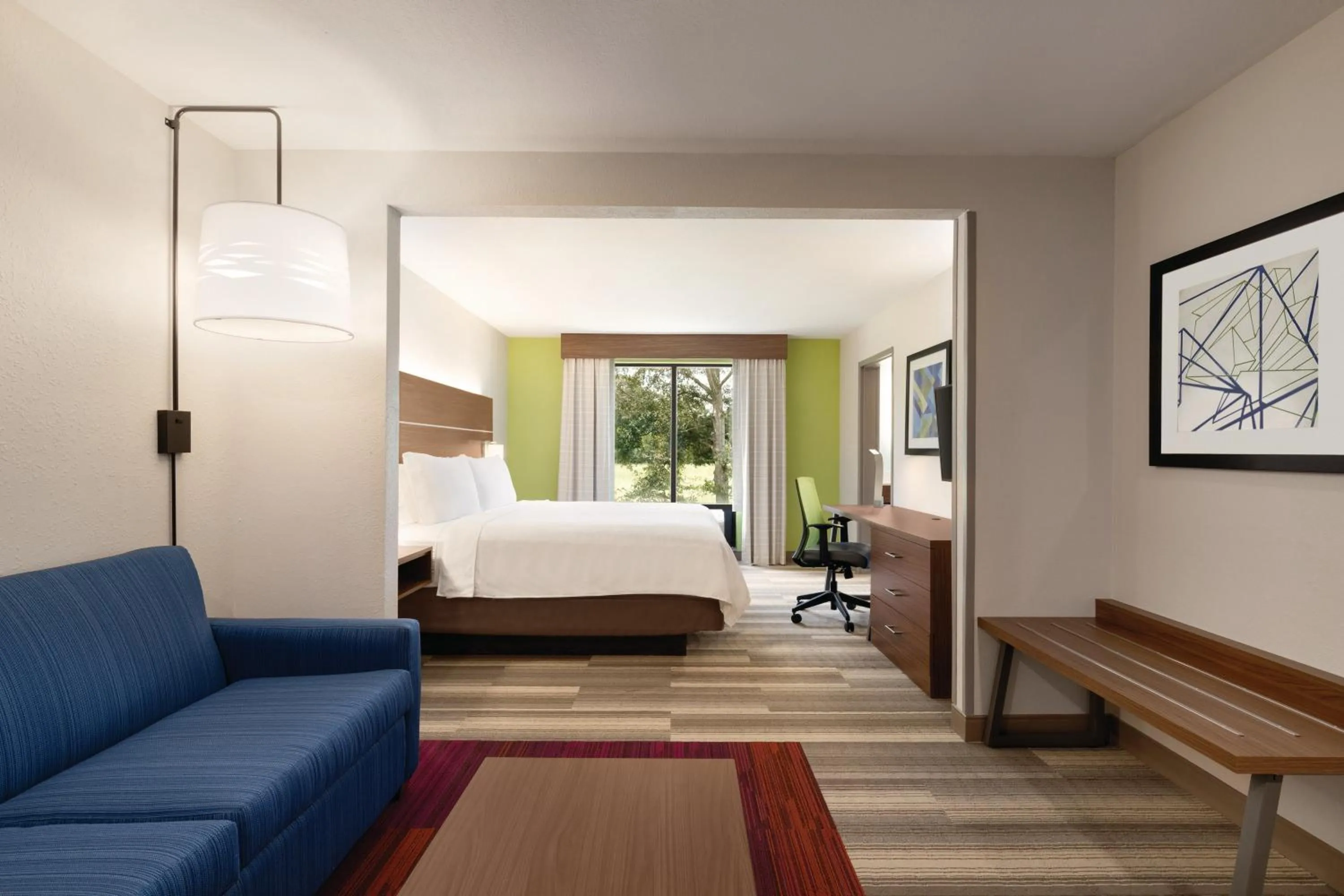 Photo of the whole room, Bed in Holiday Inn Express Hotel & Suites Lavonia by IHG