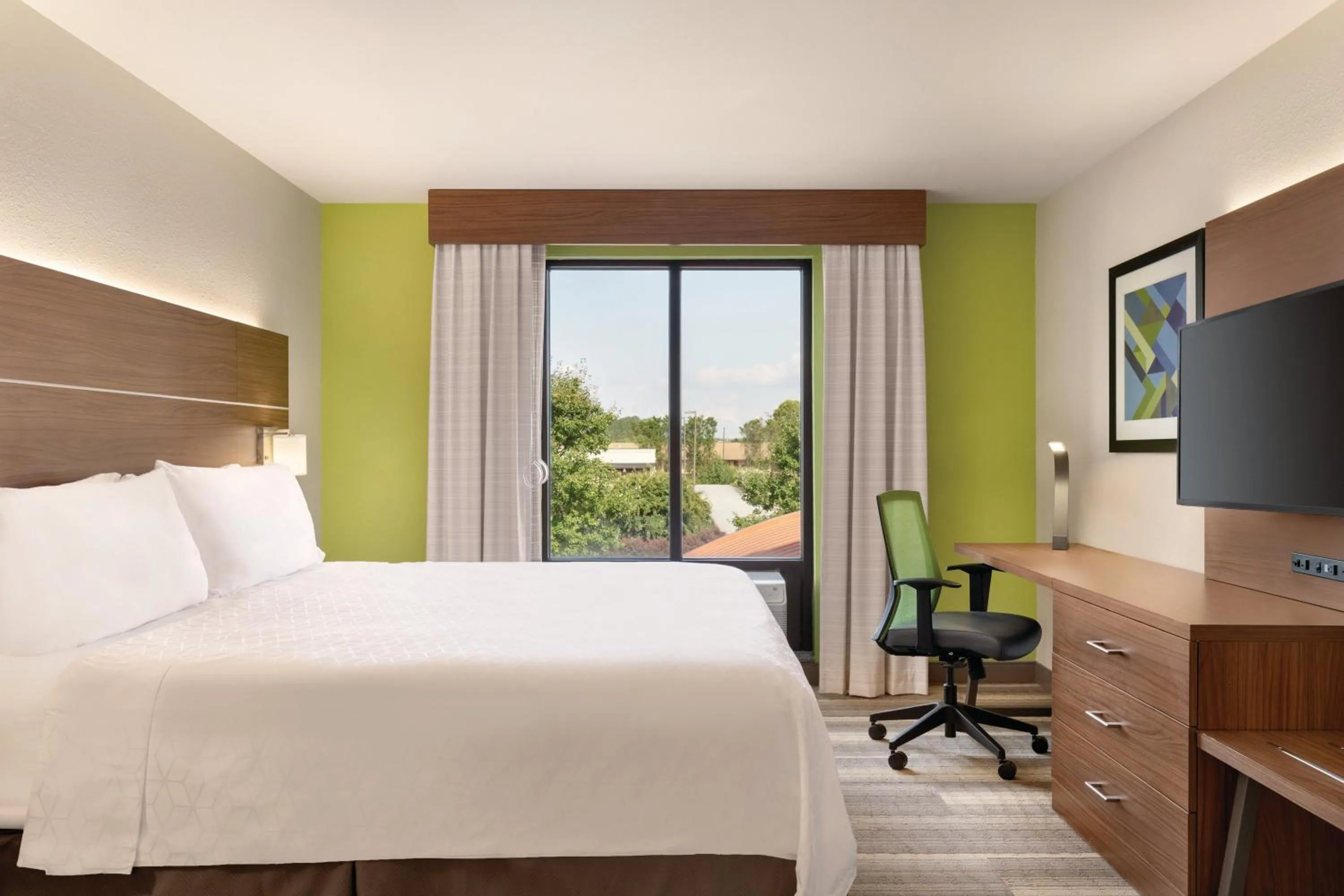 Photo of the whole room, Bed in Holiday Inn Express Hotel & Suites Lavonia by IHG
