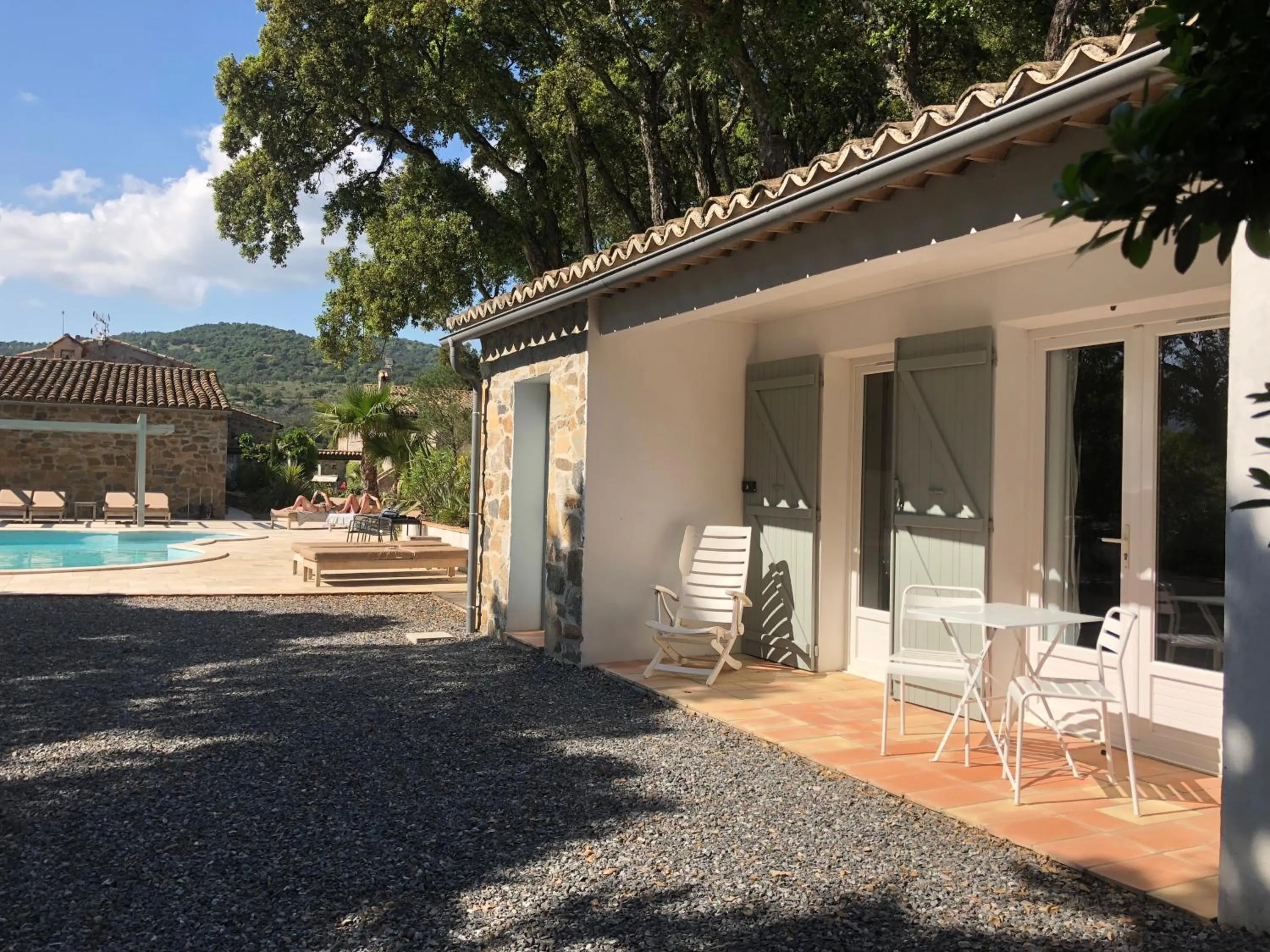 Patio in Les Aurochs