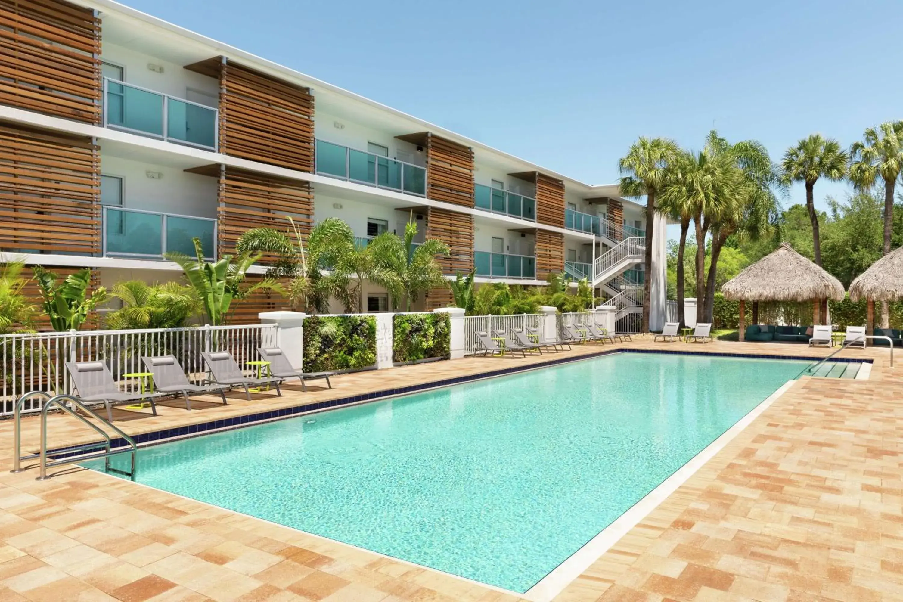 Pool view in Hotel Alba Tampa, Tapestry Collection By Hilton Pool view in Hotel Alba Tampa, Tapestry Collection By Hilton