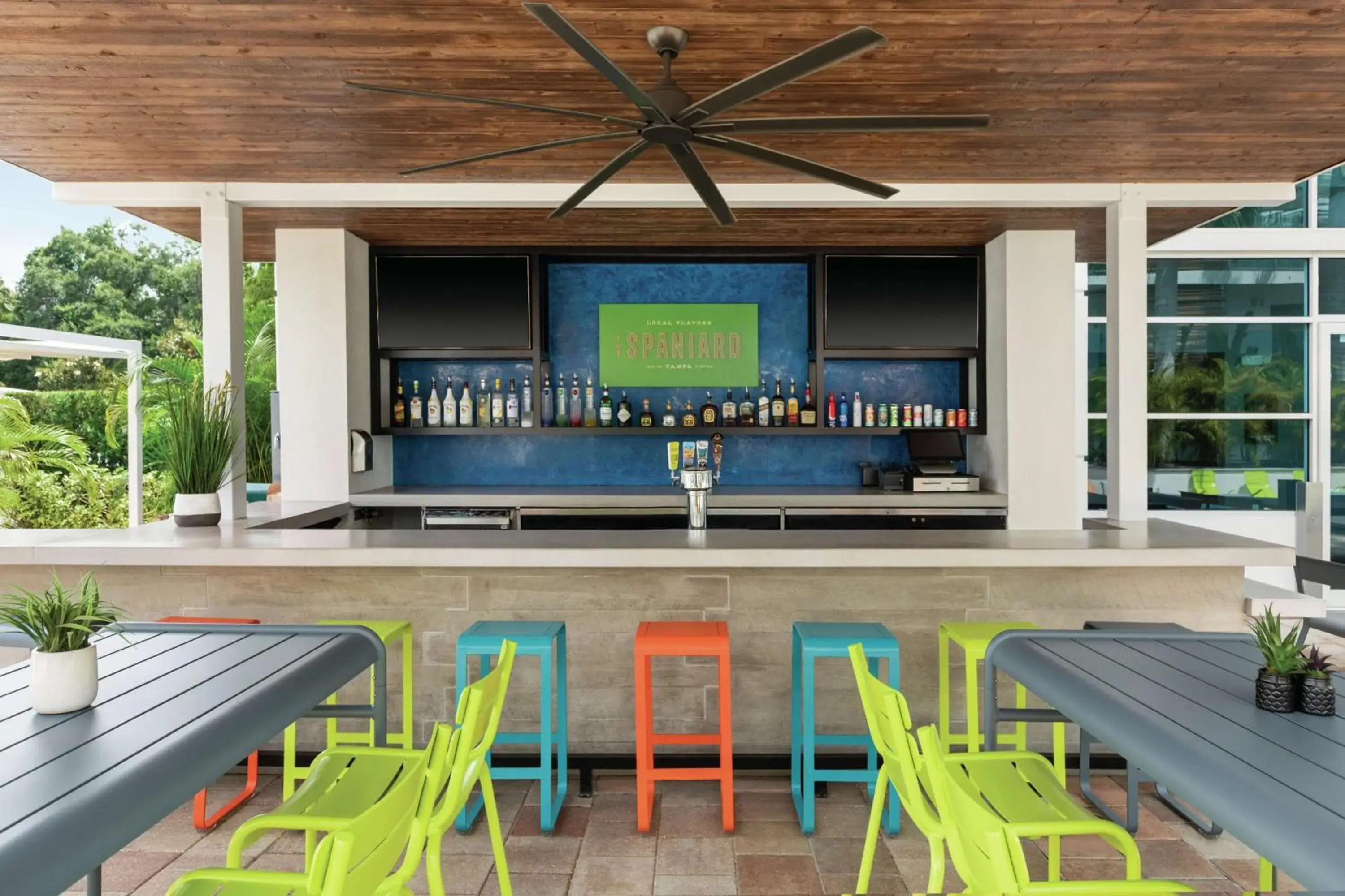 Pool view in Hotel Alba Tampa, Tapestry Collection By Hilton Pool view in Hotel Alba Tampa, Tapestry Collection By Hilton