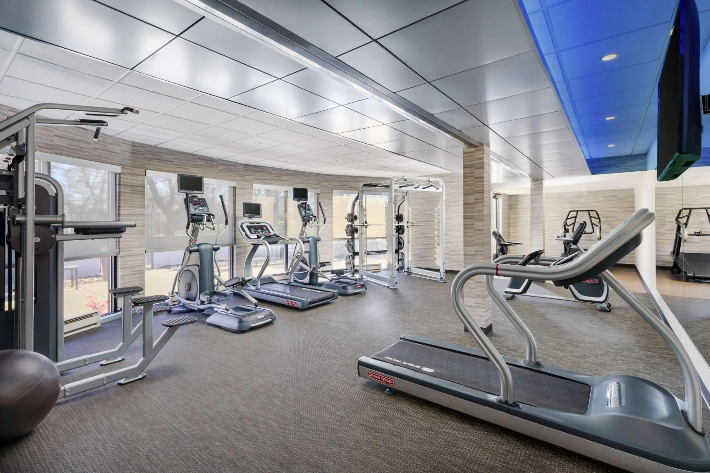 Fitness centre/facilities in Courtyard by Marriott Roseville