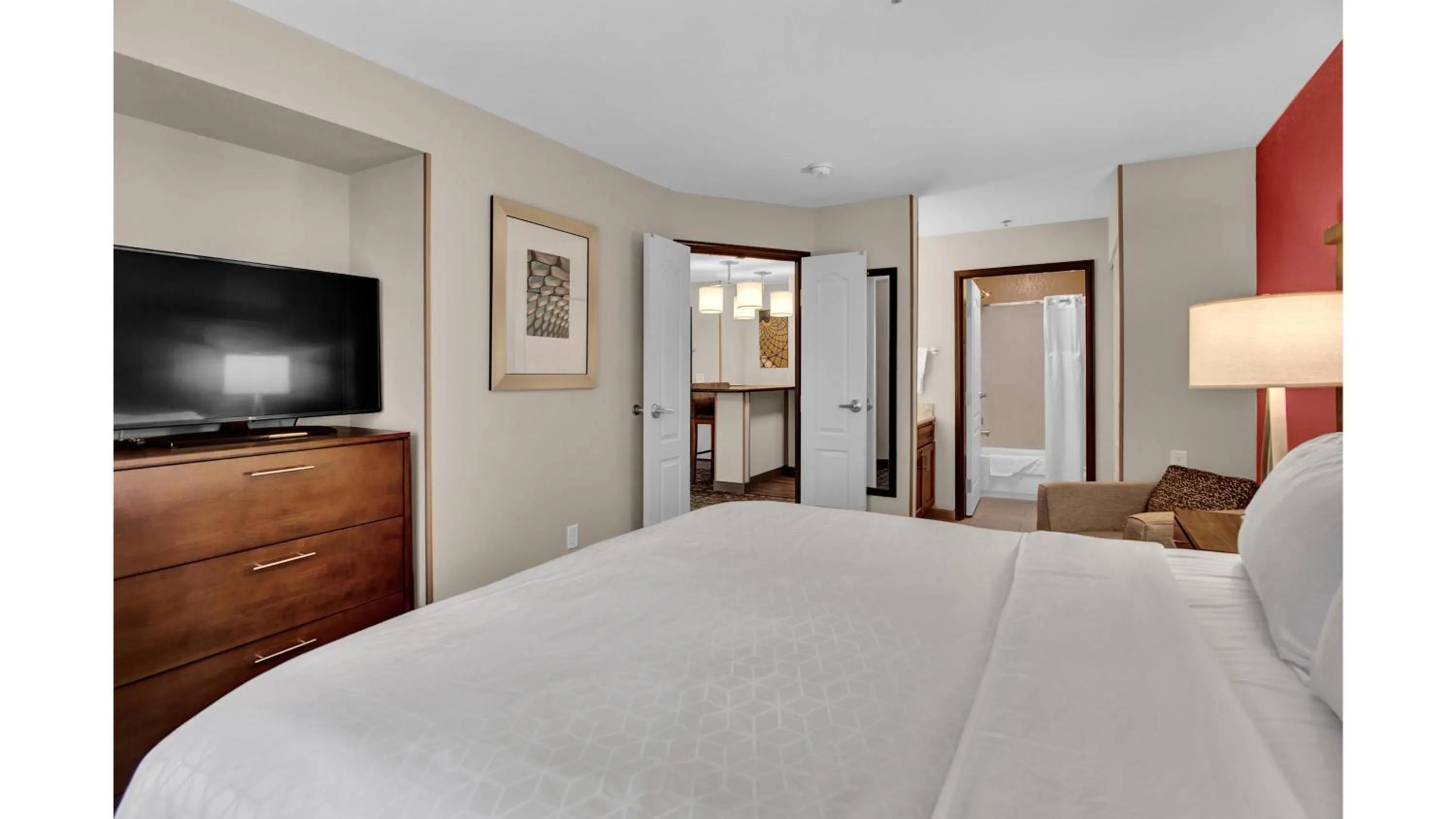 Photo of the whole room, Bed in Staybridge Suites Salt Lake-West Valley City by IHG