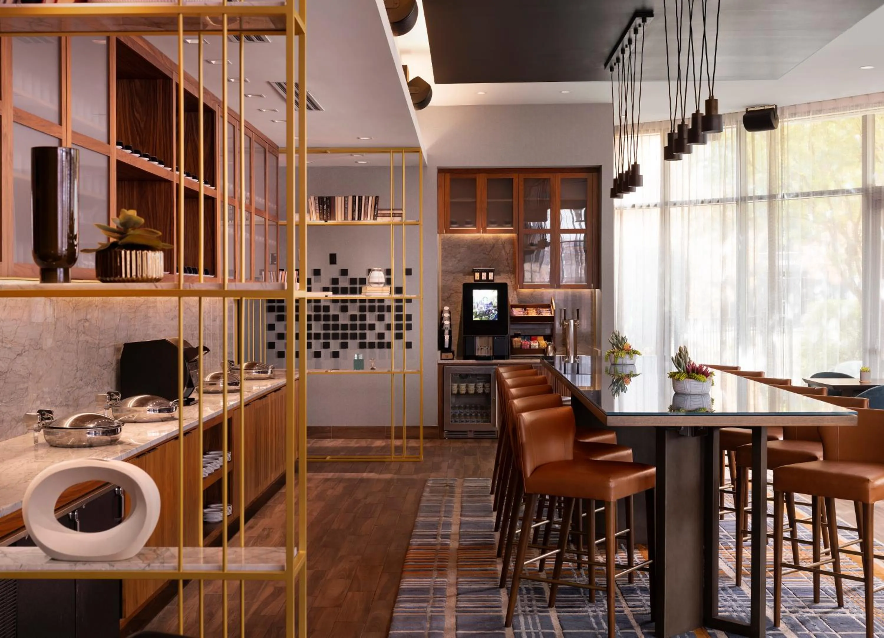 Lounge or bar in Nashville Marriott at Vanderbilt University