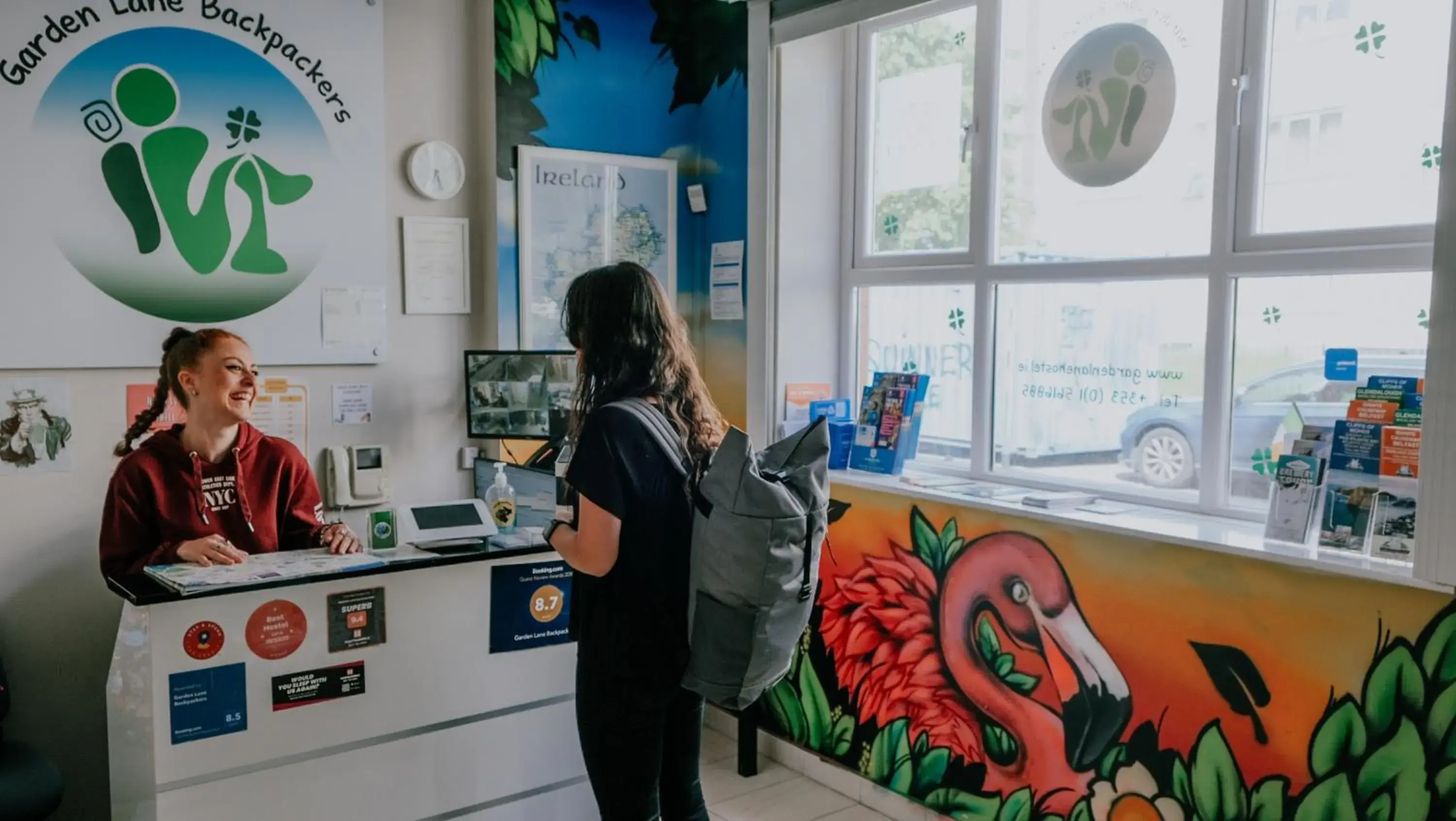 Staff in Garden Lane Backpackers Staff in Garden Lane Backpackers