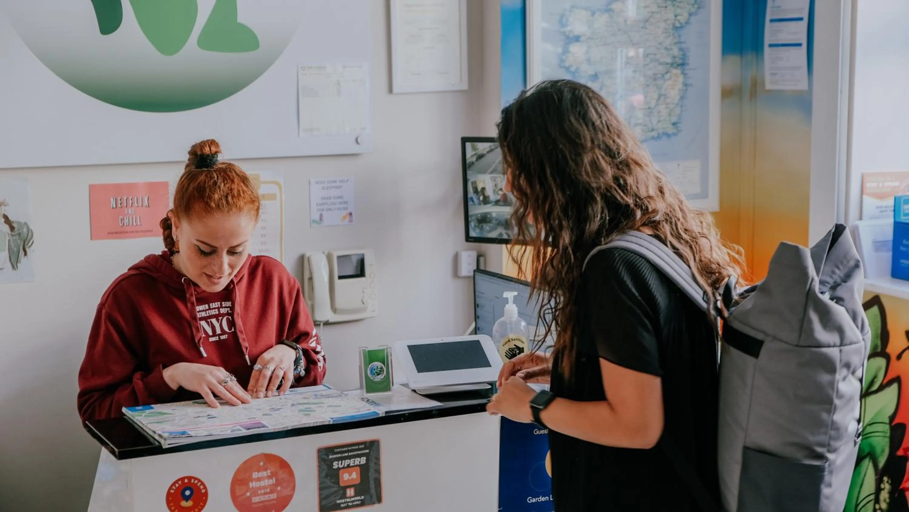 Staff in Garden Lane Backpackers