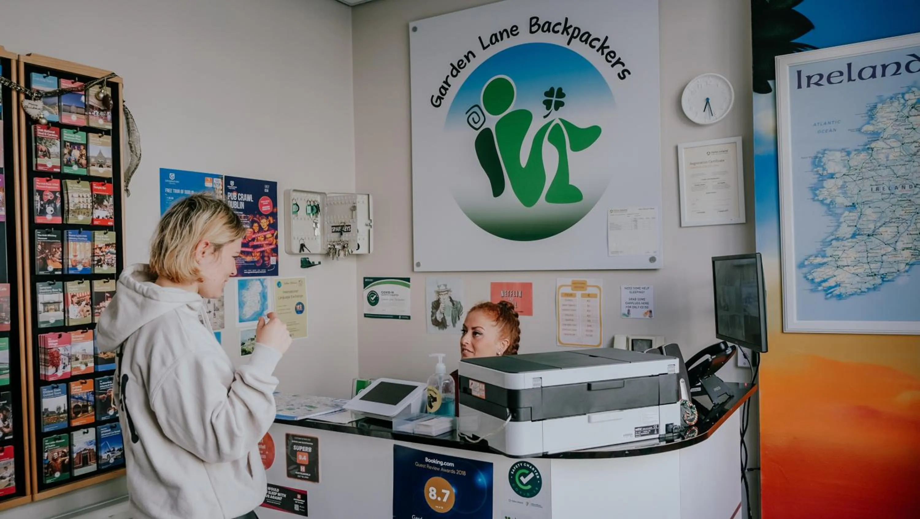 Staff in Garden Lane Backpackers