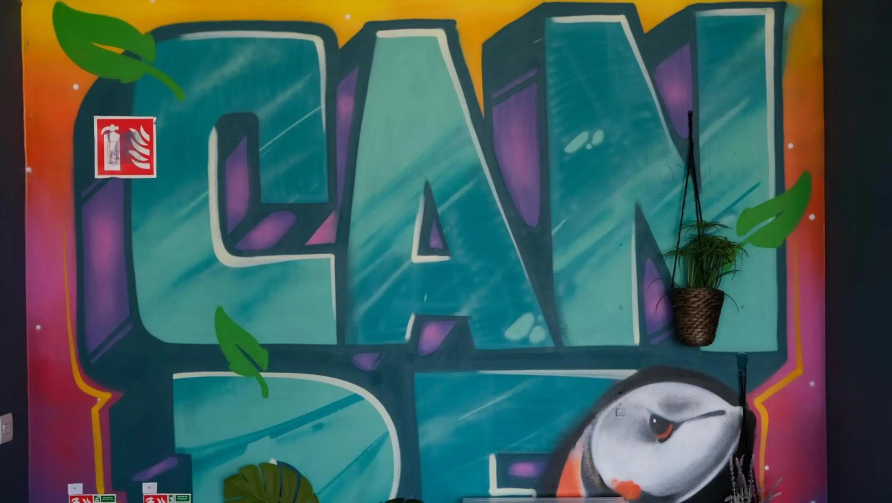 Decorative detail in Garden Lane Backpackers Decorative detail in Garden Lane Backpackers