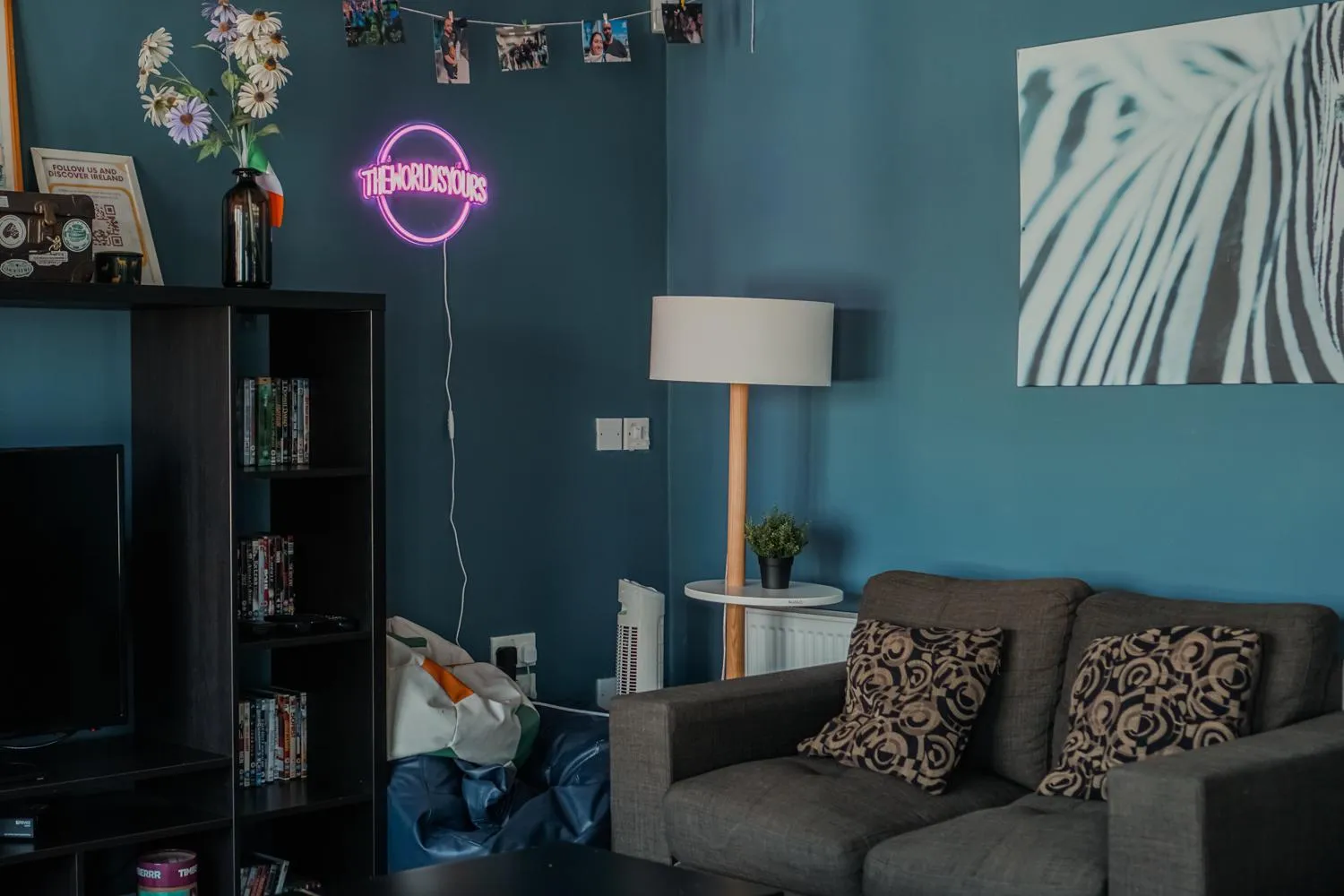 Communal lounge/ TV room in Garden Lane Backpackers